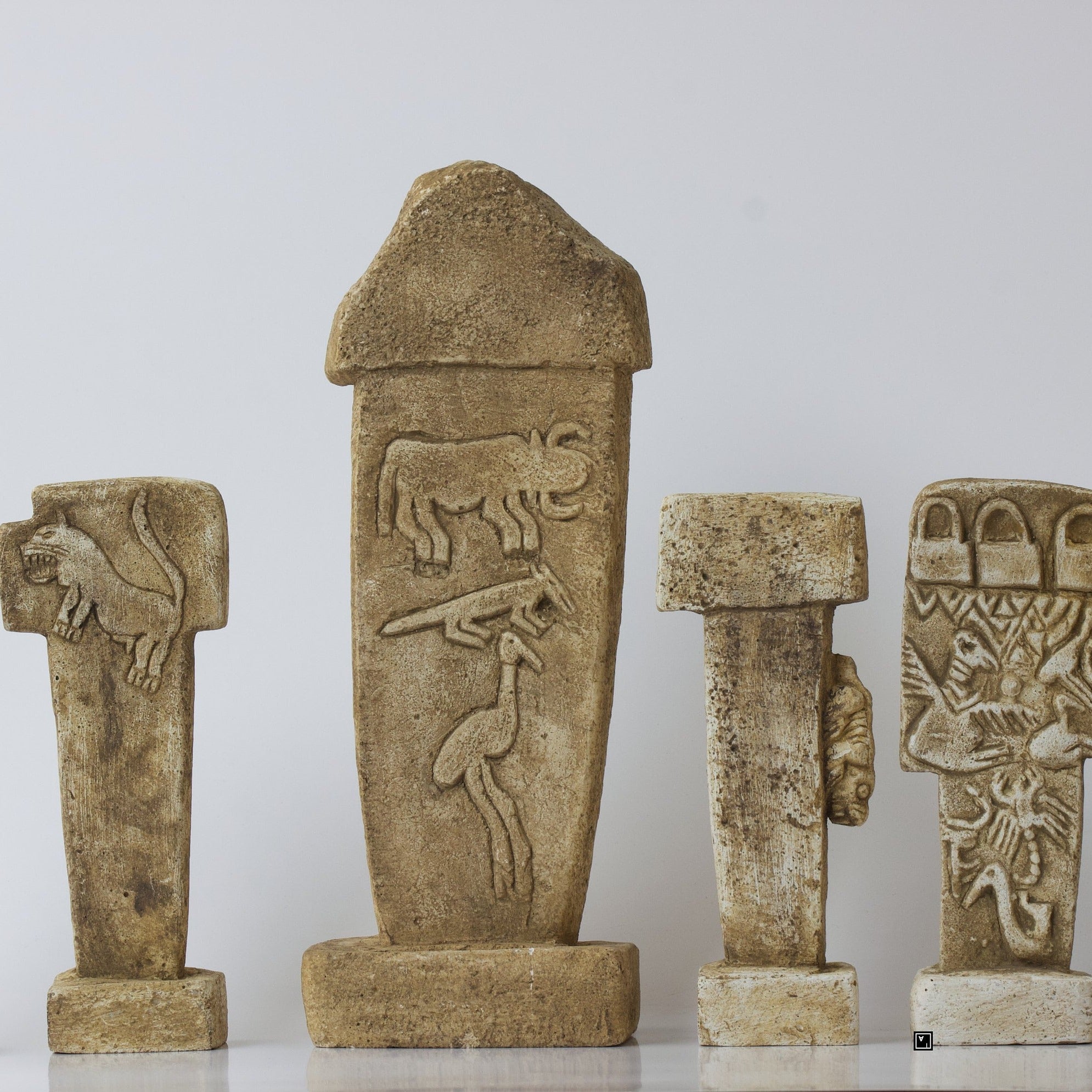 World's Oldest Temple Gobeklitepe Stones statue with Urfa Man carving from Limestone