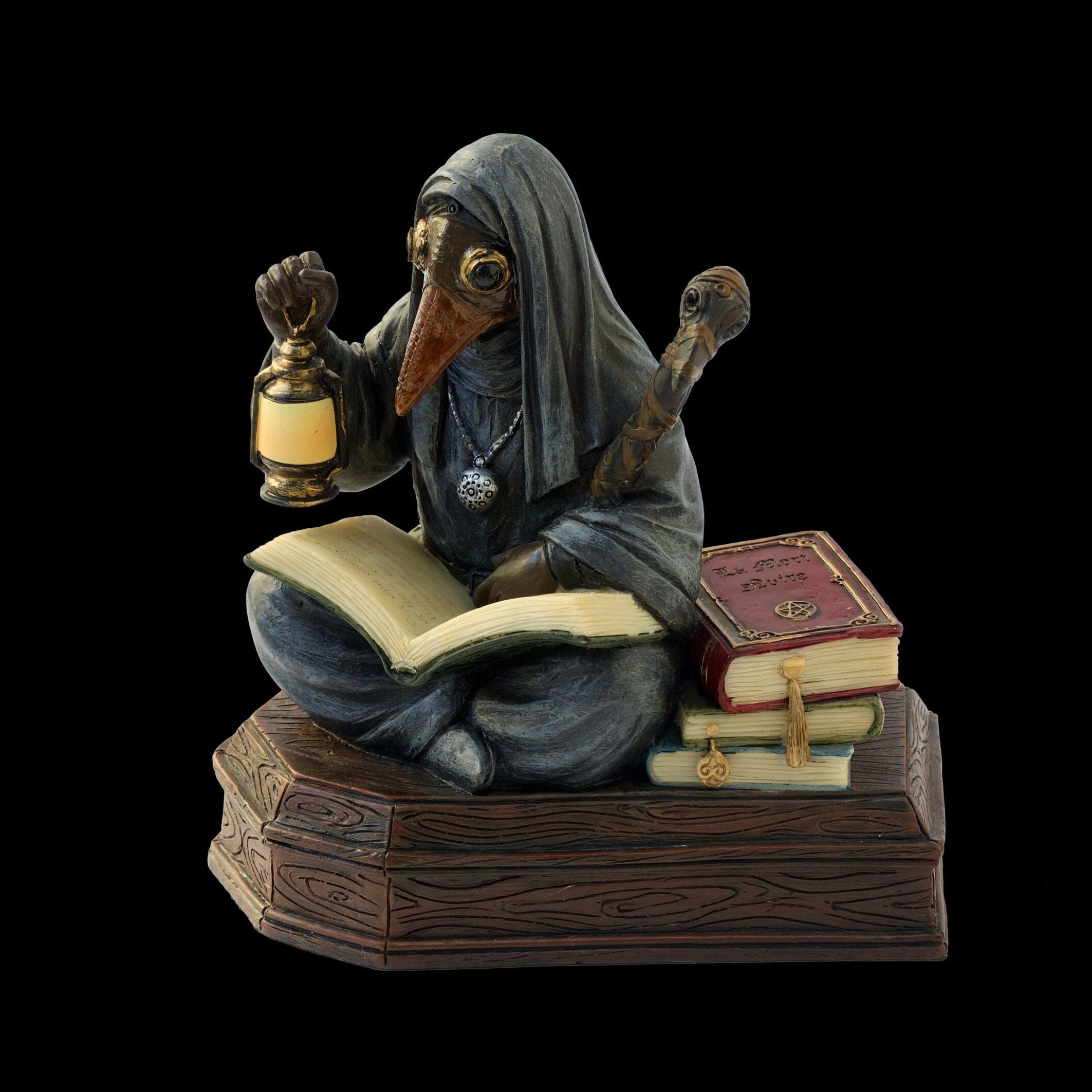 Mortician Apothecarius Steampunk Plague Doctor Resin Sculpture