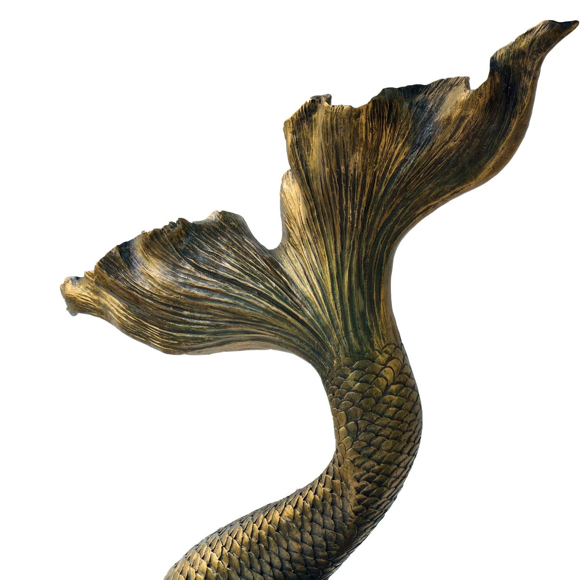 Large Lying Mermaid Statue
