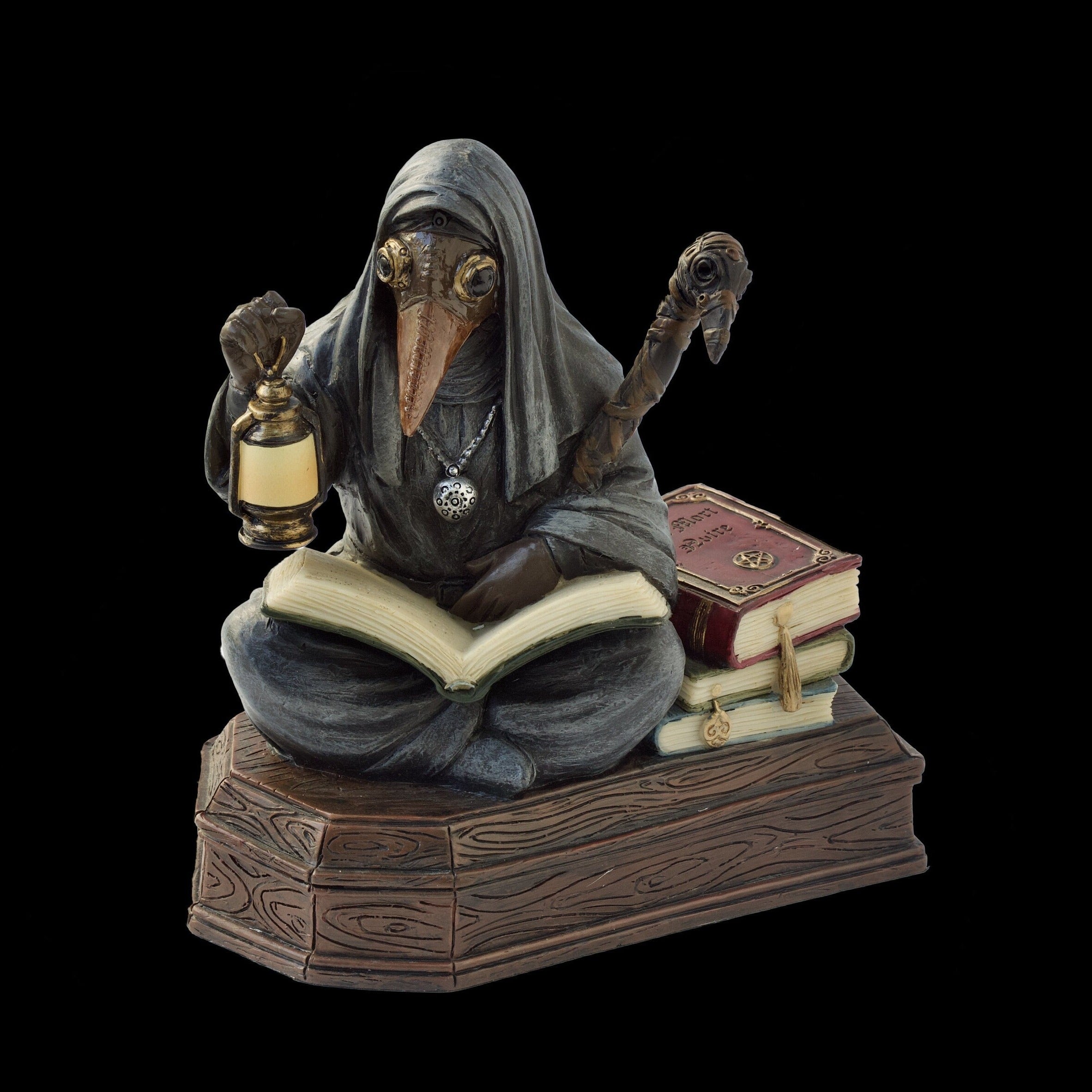 Mortician Apothecarius Steampunk Plague Doctor Resin Sculpture