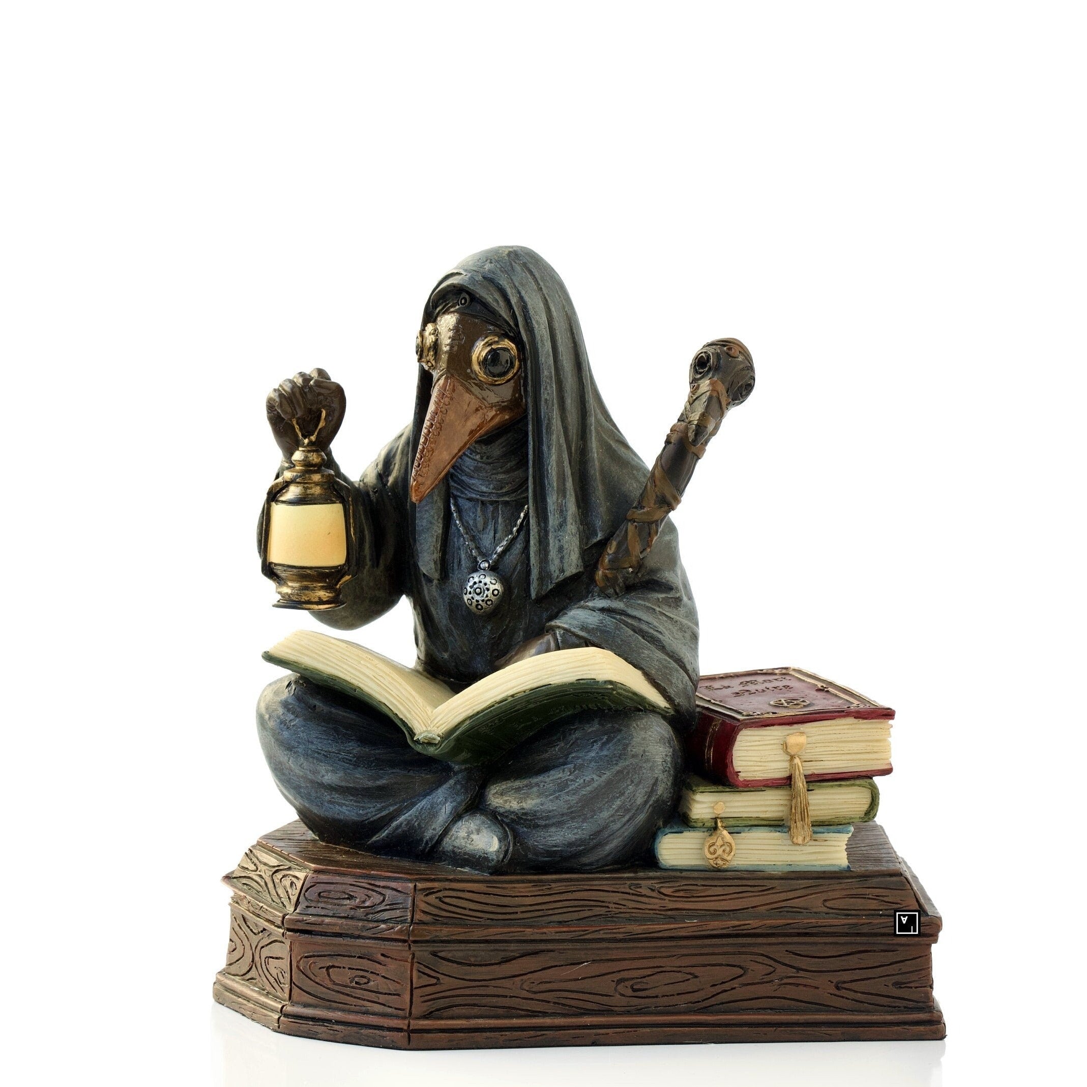 Mortician Apothecarius Steampunk Plague Doctor Resin Sculpture