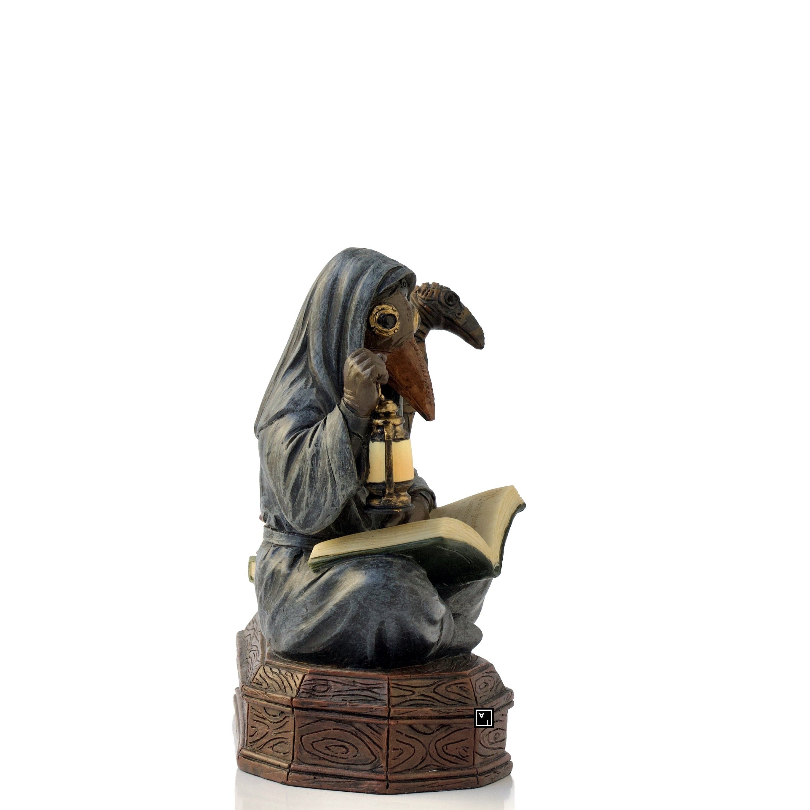 Mortician Apothecarius Steampunk Plague Doctor Resin Sculpture