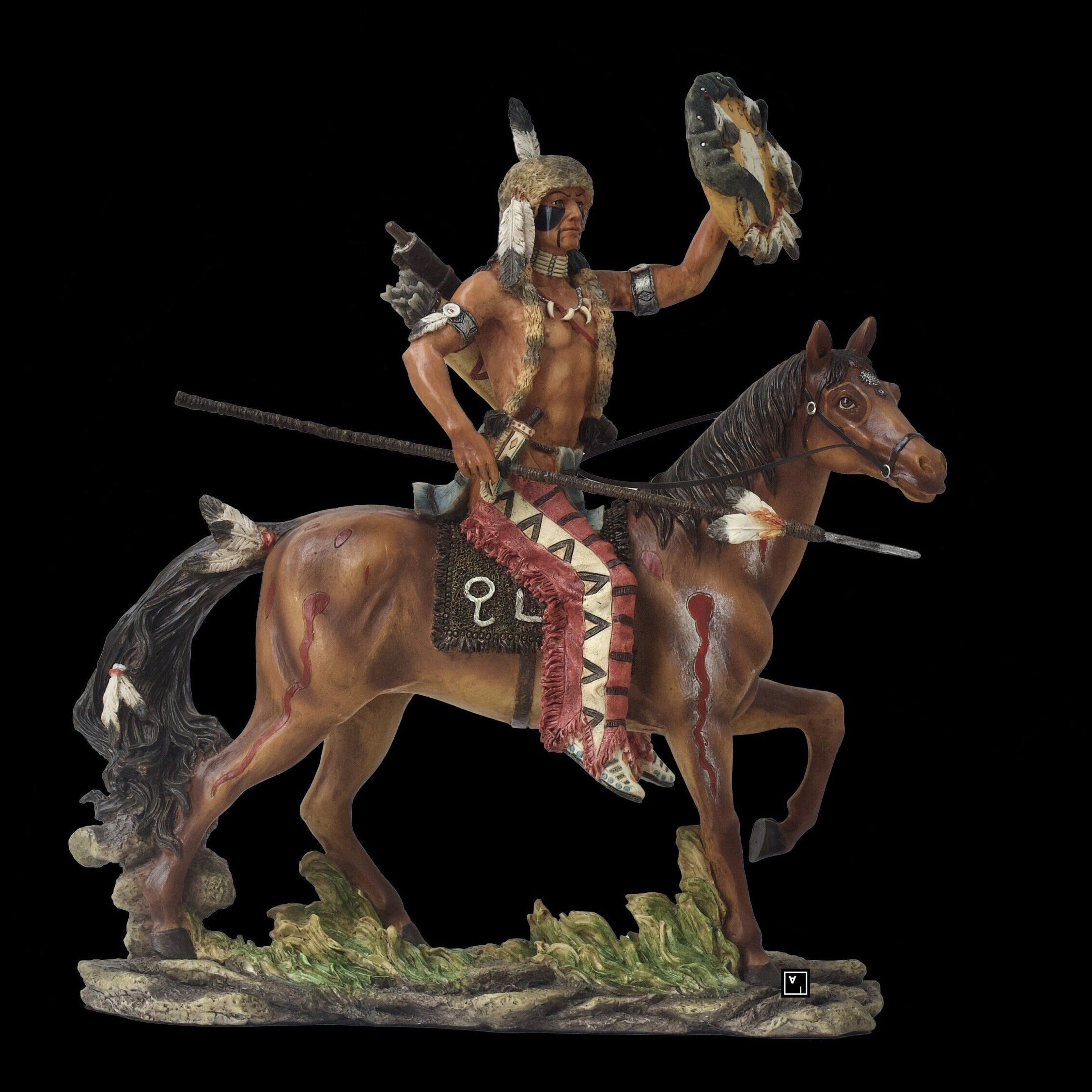 11 Inc Native Indian riding Horse