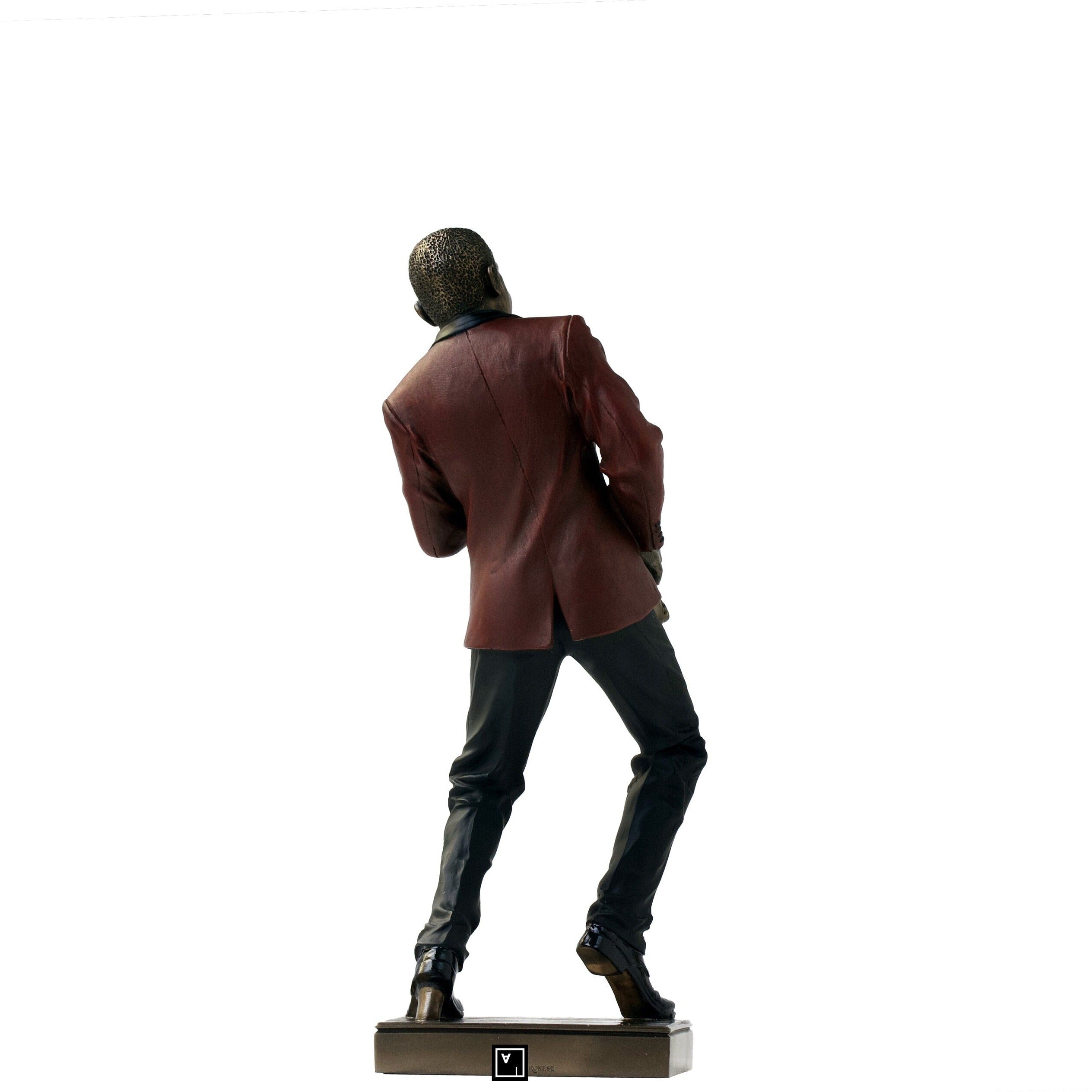 Cold Cast Bronze Saxophone Player Statue: Veronese Design