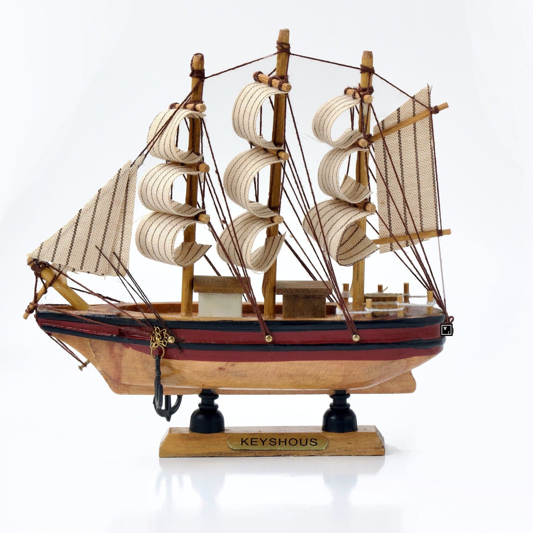 Bergantín Siglo XVIII KEYSHOUS wooden model ship