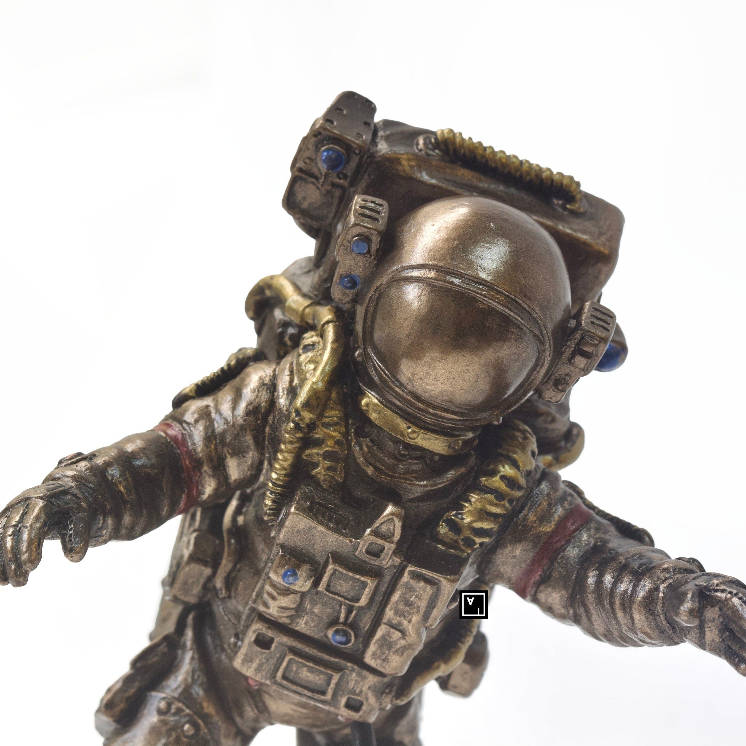 Astronaut Figurine.Astronaut Floating In Zero Gravity,
