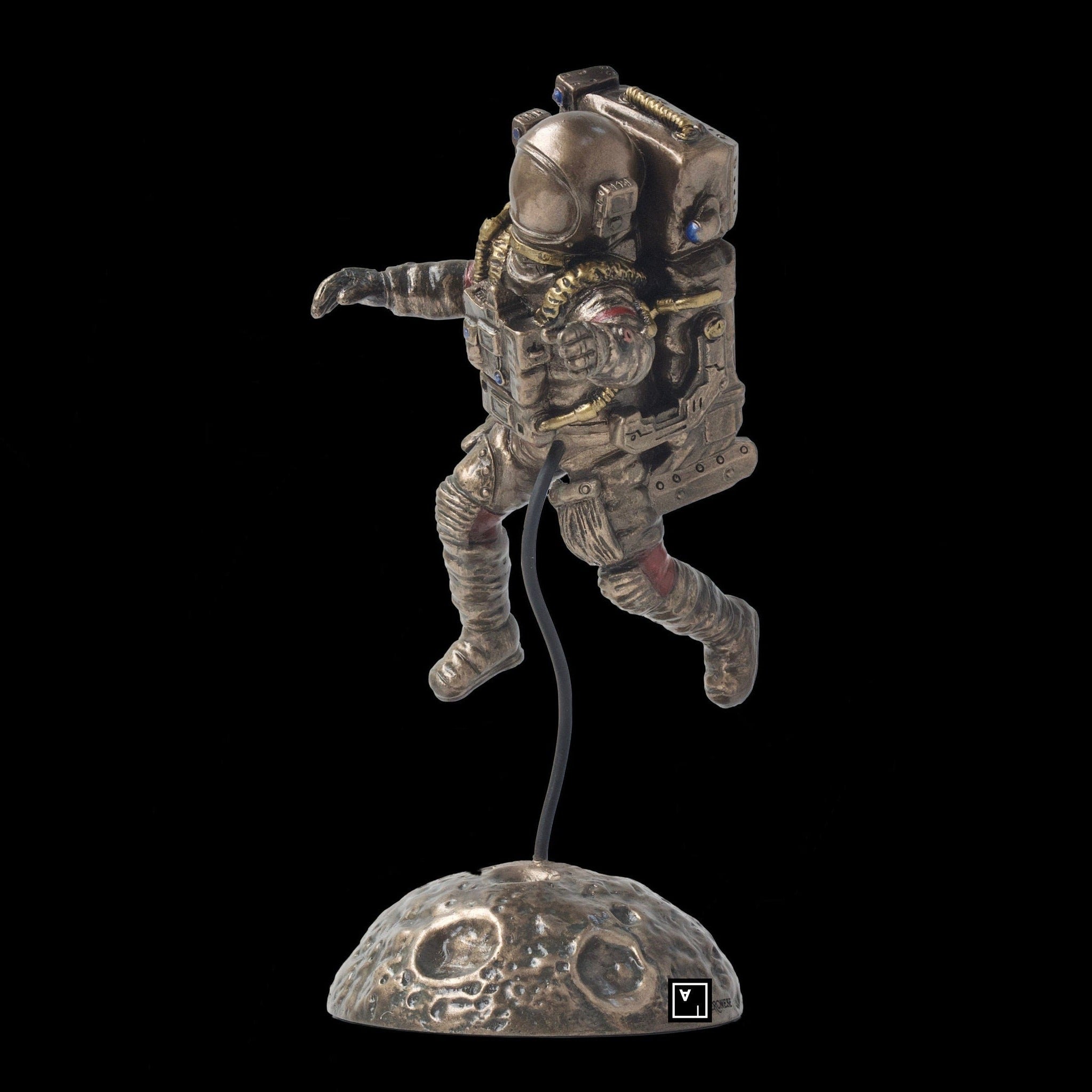 Astronaut Figurine.Astronaut Floating In Zero Gravity,