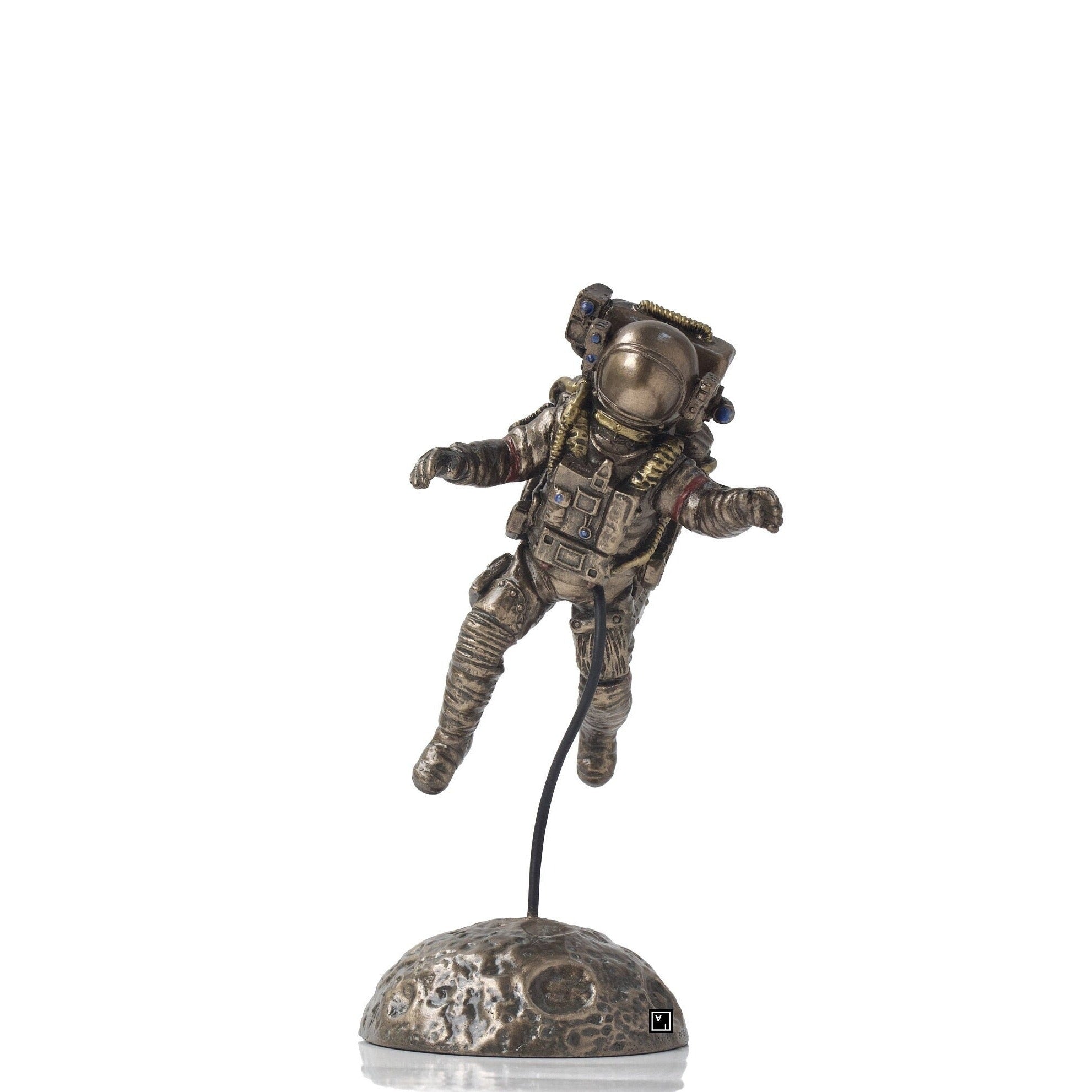 Astronaut Figurine.Astronaut Floating In Zero Gravity,