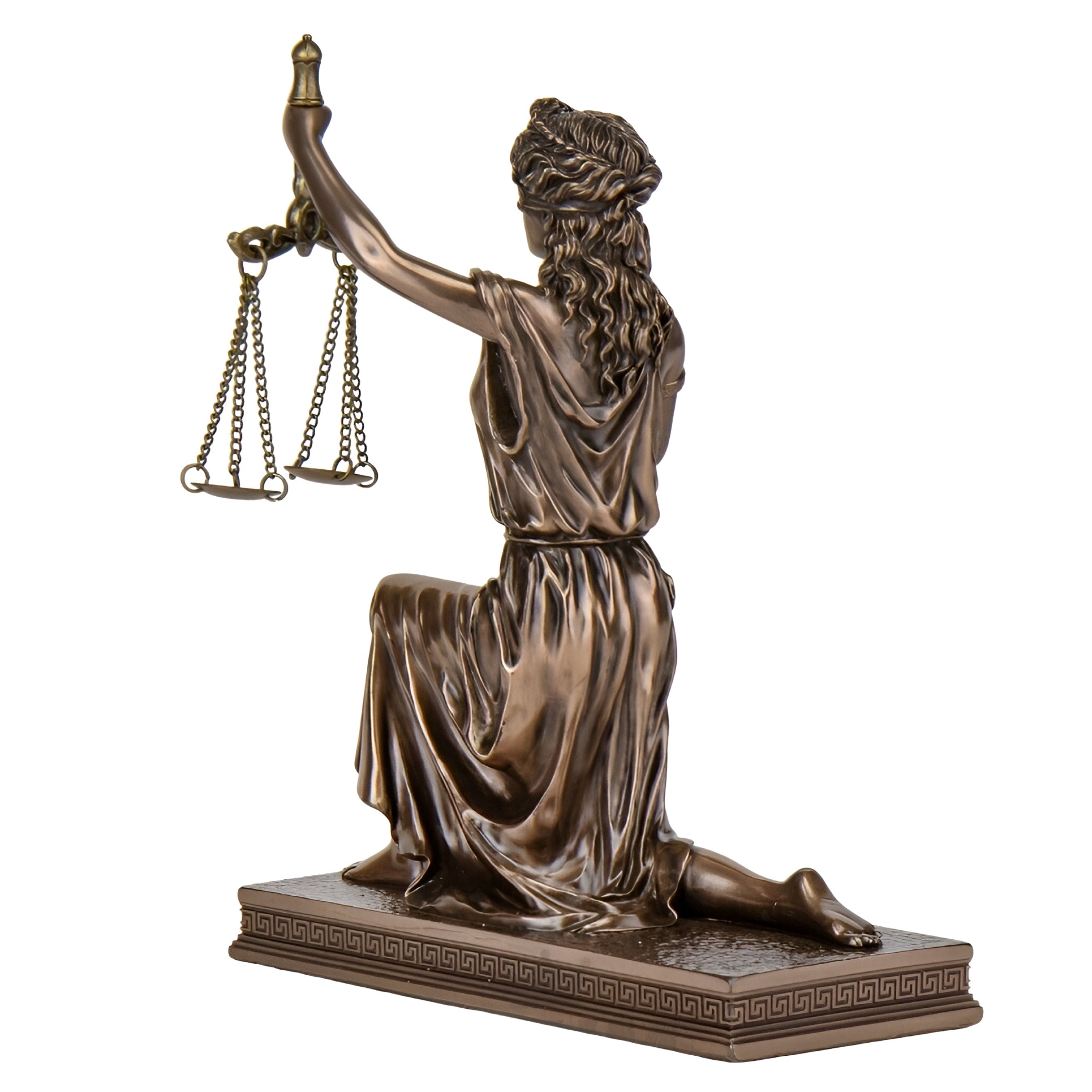 Lady Justice Seated Themis Statue