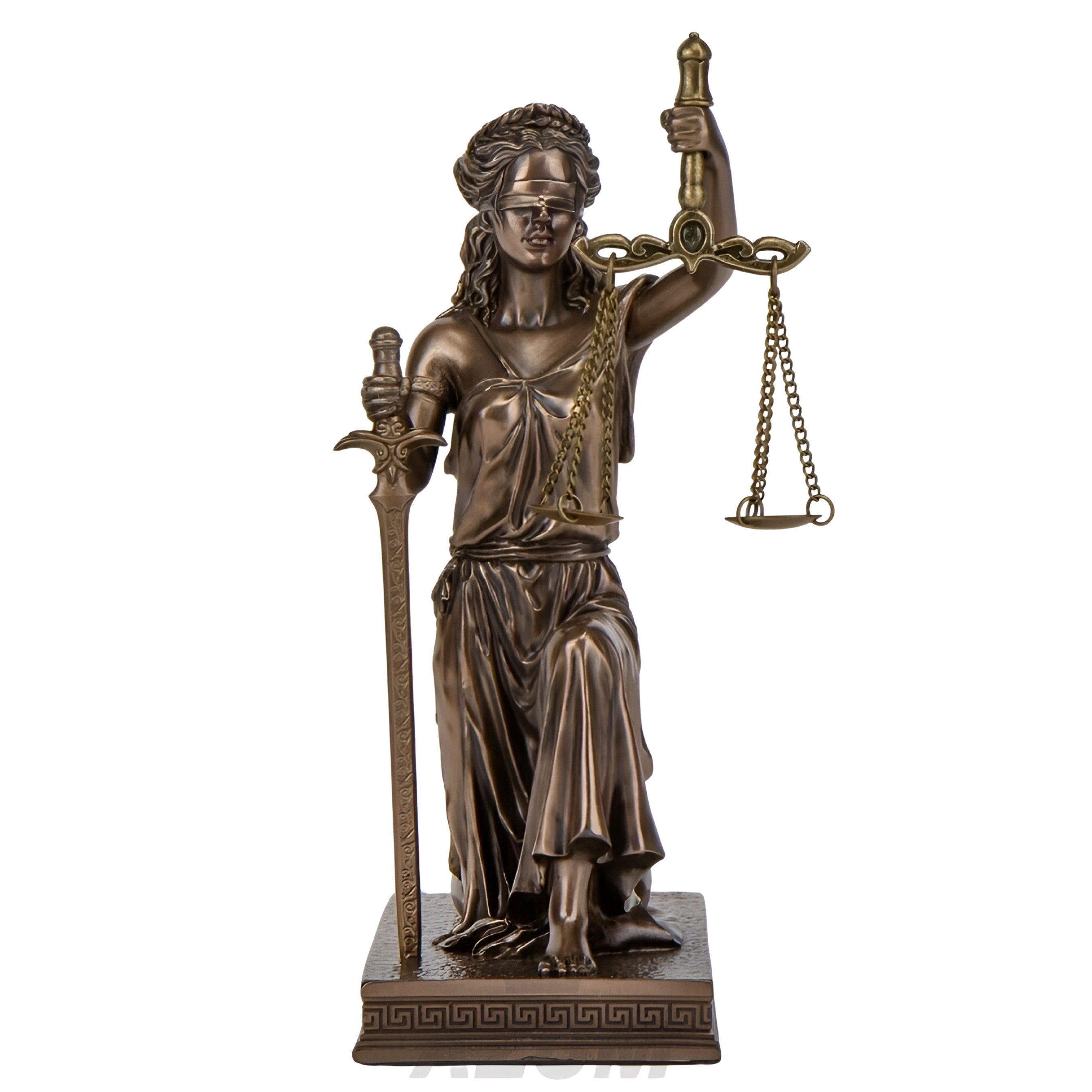 Lady Justice Seated Themis Statue