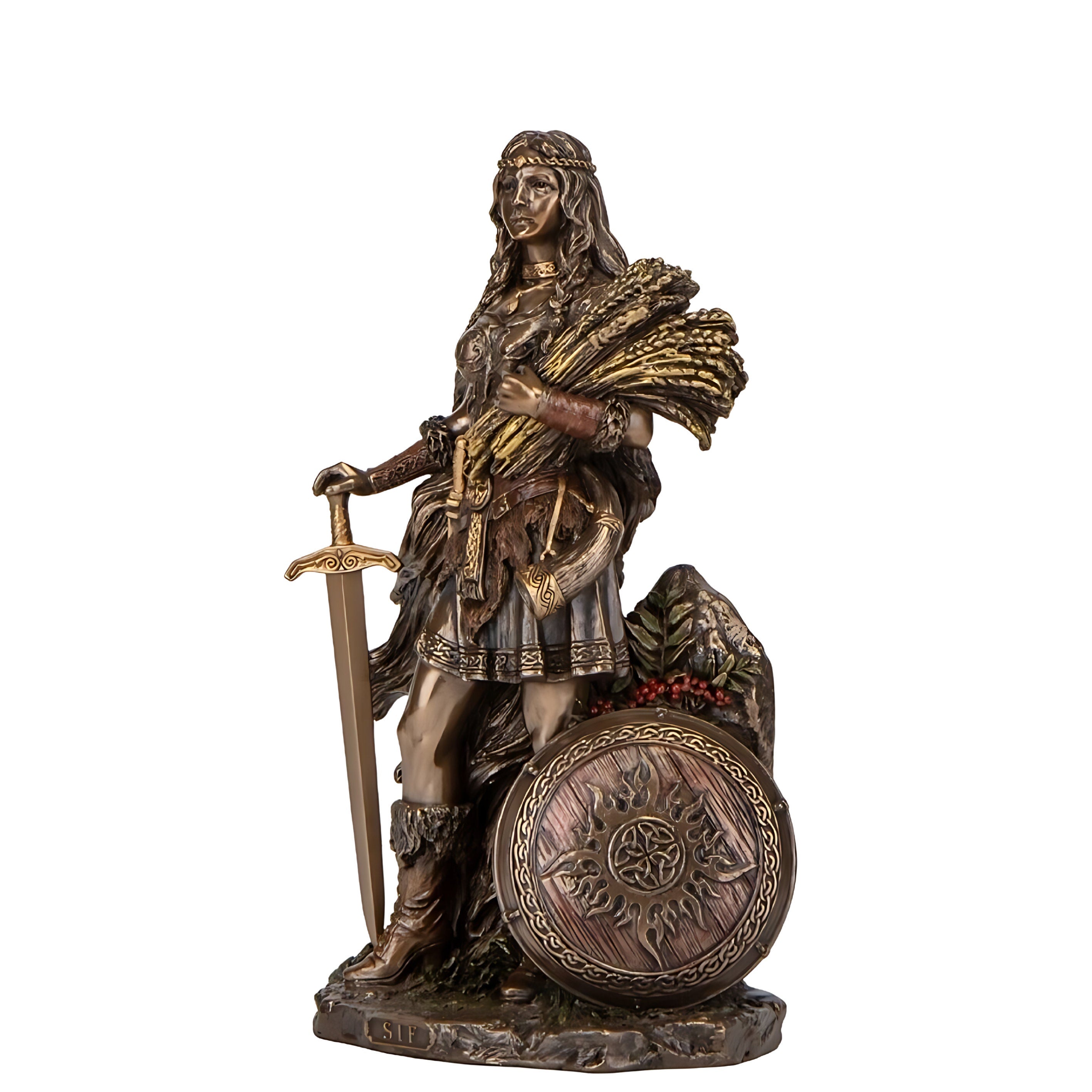 Sif Statue. Germanic Goddess of Fertility Sif Sculpture