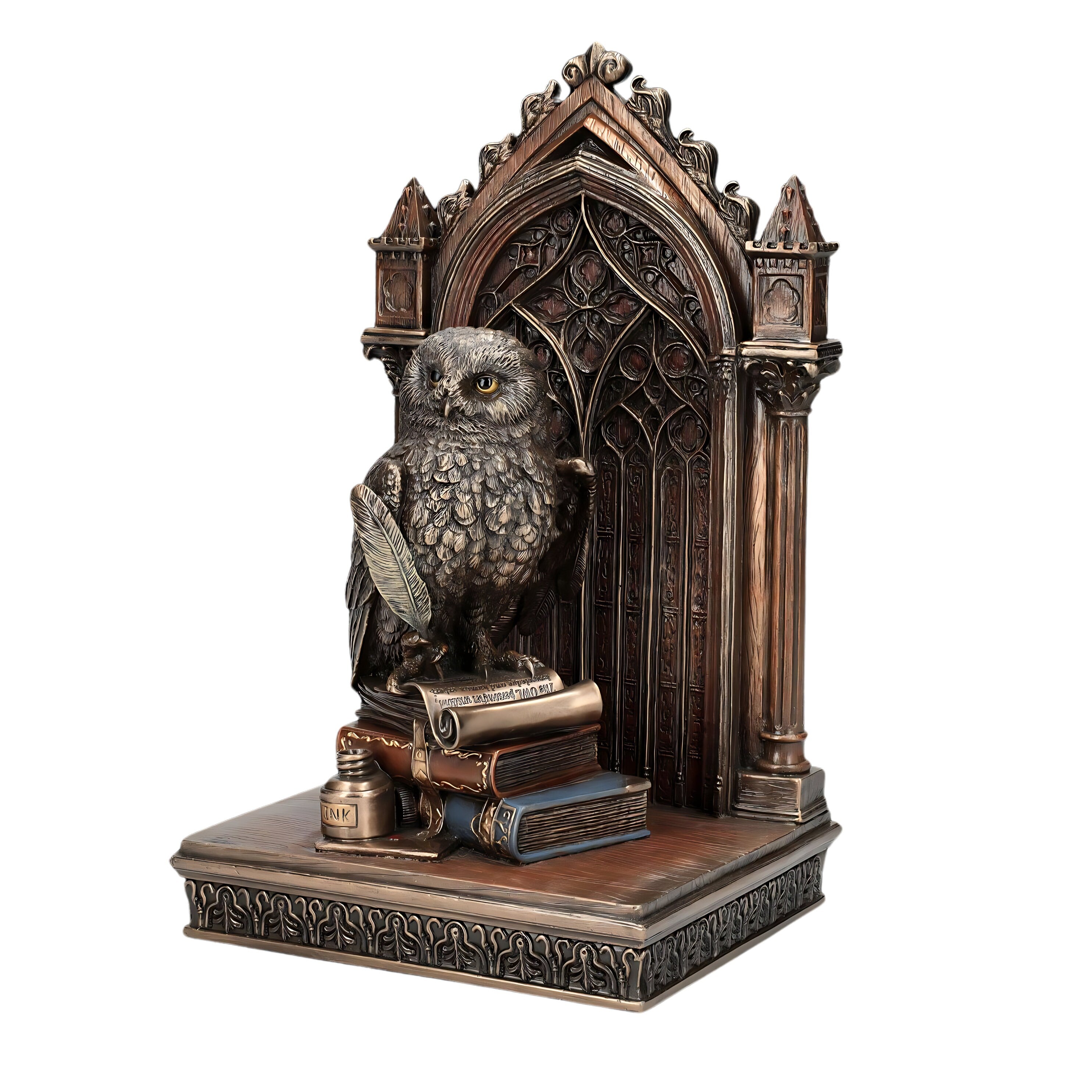 9.84 Inches Grand Wise Owl Statue Bookend