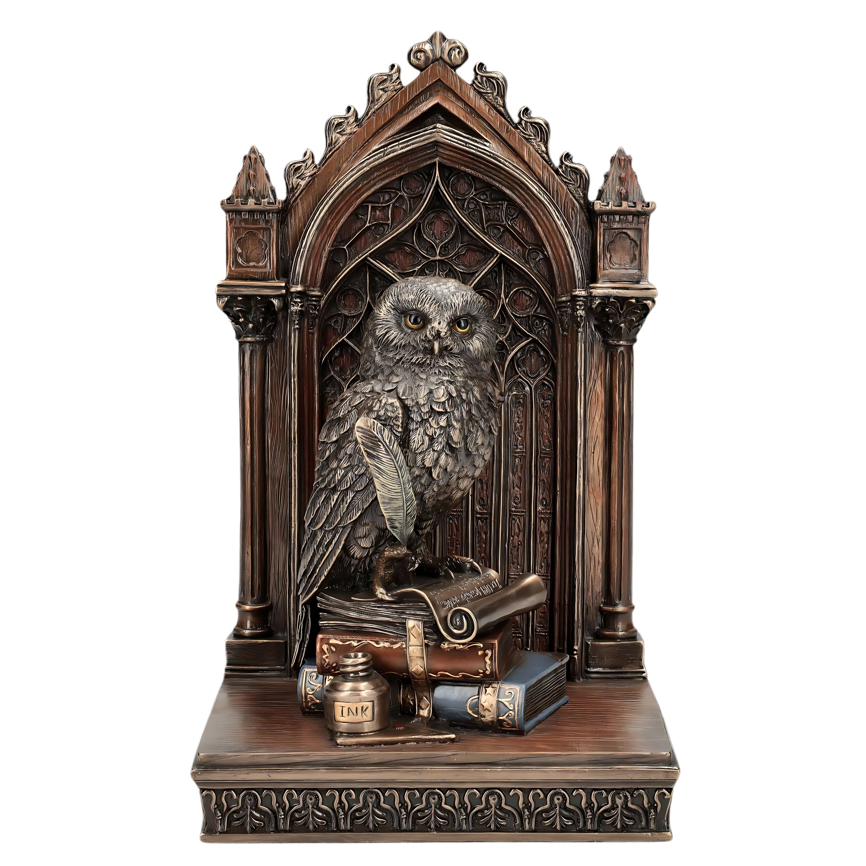 9.84 Inches Grand Wise Owl Statue Bookend