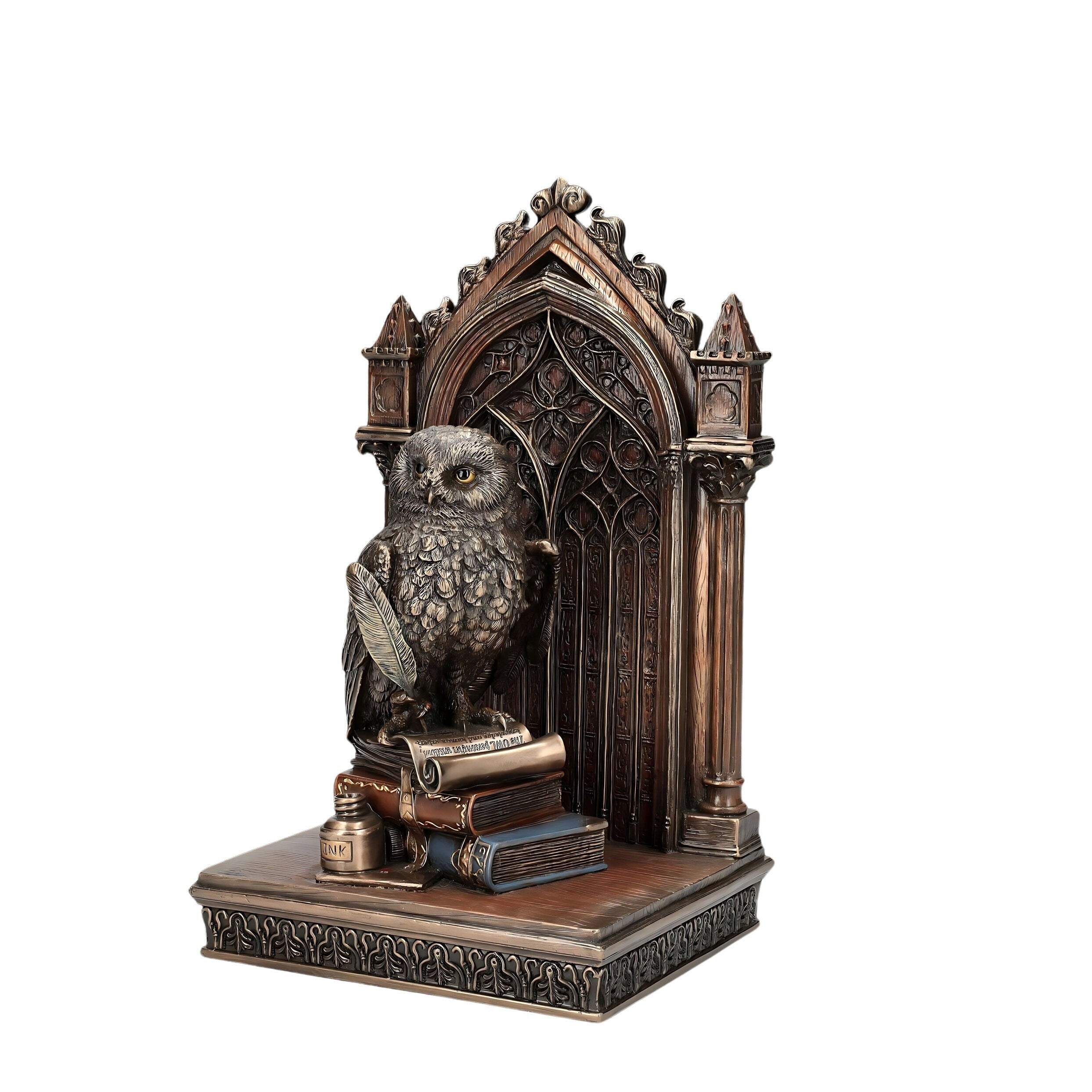 9.84 Inches Grand Wise Owl Statue Bookend
