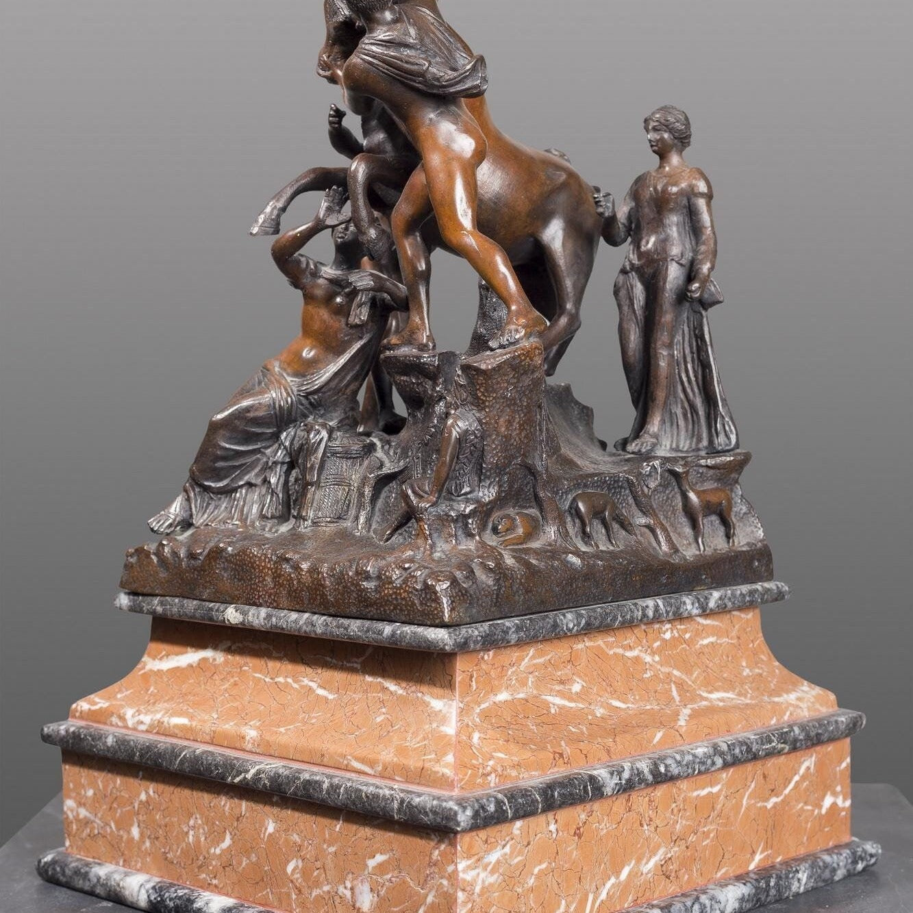 13 Inch The Punishment of Dirce Statue Farnese Bull Roman Pompeii Bronze Sculpture Statue