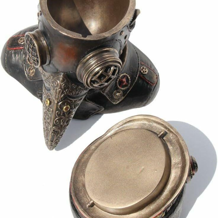 Steampunk Plague Doctor Trinket Box: Collectible Jewelry Box (6.1 Inch)