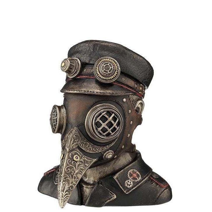 Steampunk Plague Doctor Trinket Box: Collectible Jewelry Box (6.1 Inch)