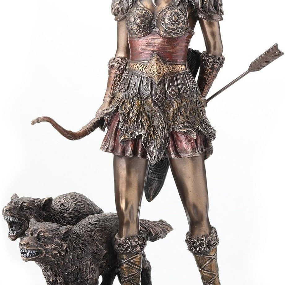 Skadi Norse Goddess Of Winter Hunt And Mountains Statue