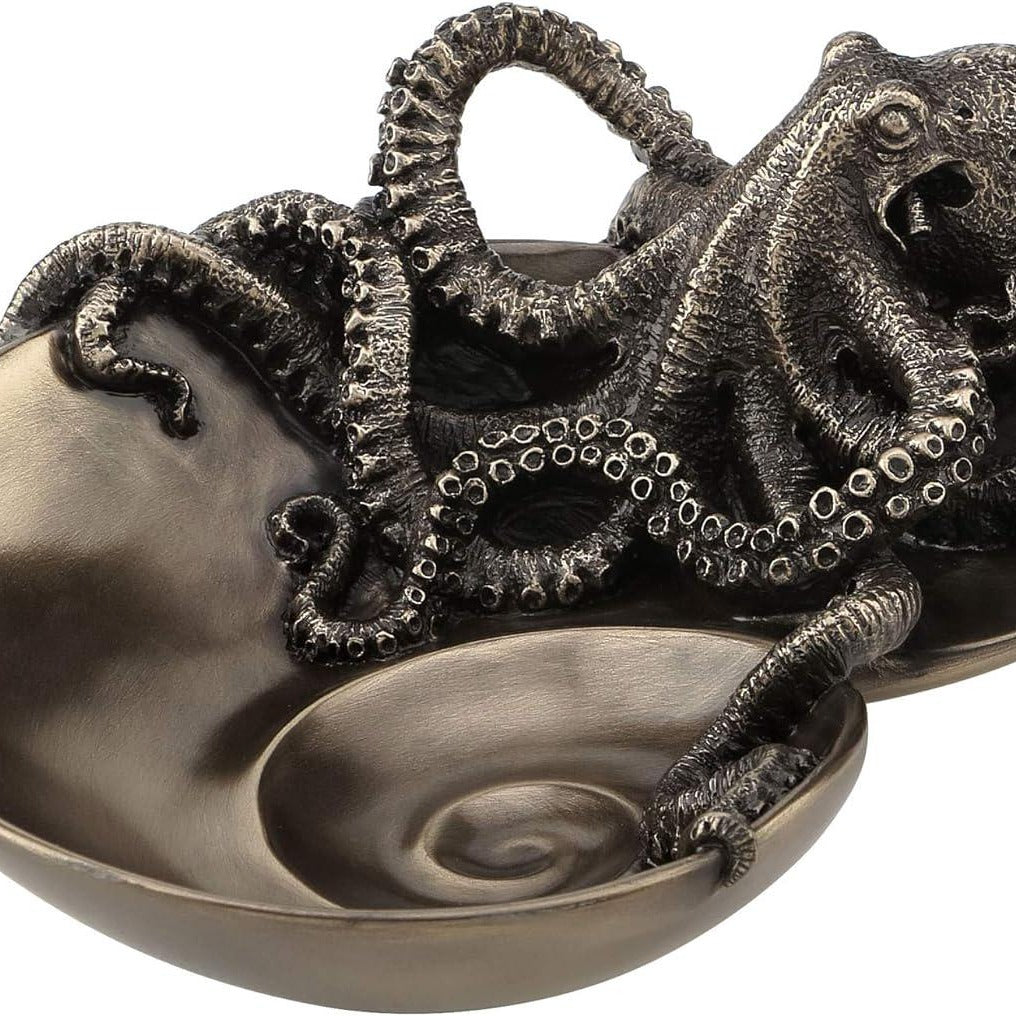 Octopus Nautilus Shell Decorative Tray