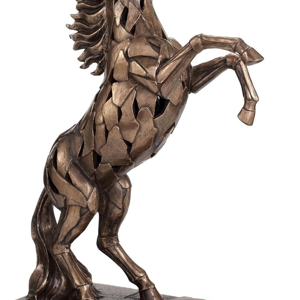 Rearing Horse Decorative Statue Sculpture with Led lights