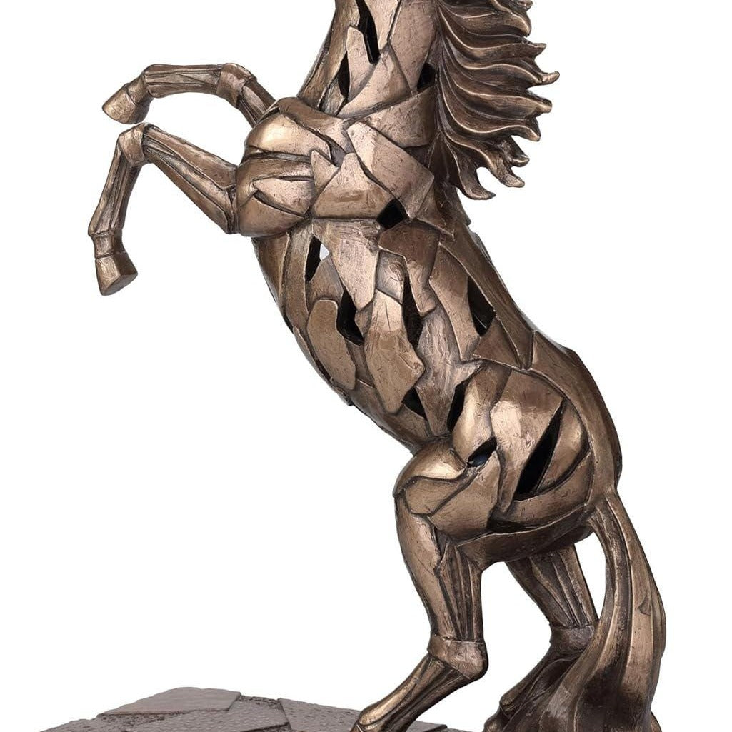 Rearing Horse Decorative Statue Sculpture with Led lights
