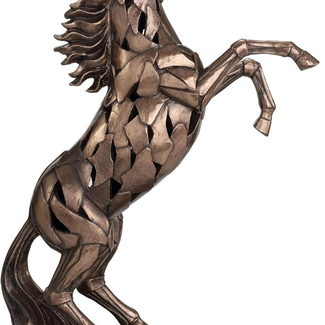 Rearing Horse Decorative Statue Sculpture with Led lights