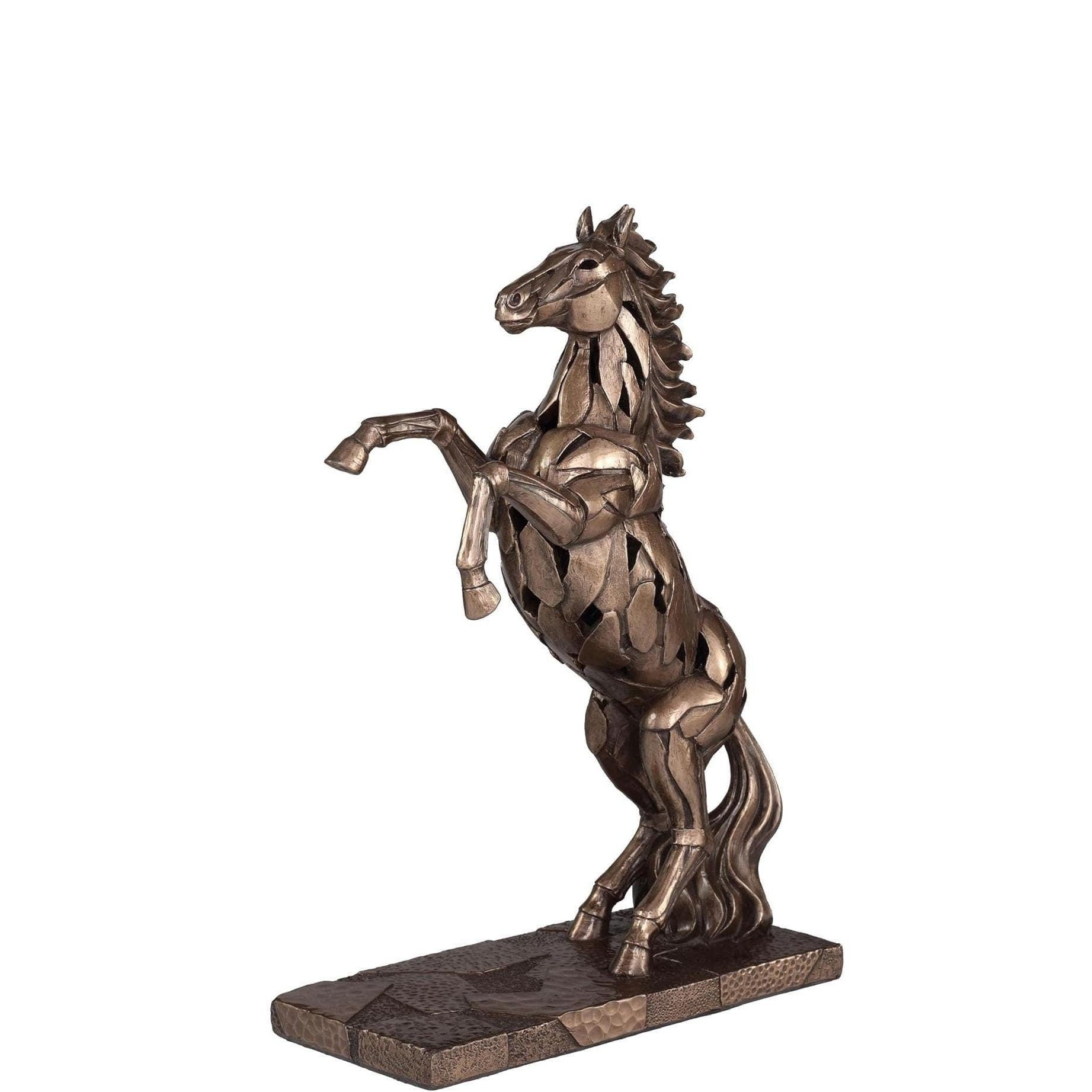Rearing Horse Decorative Statue Sculpture with Led lights