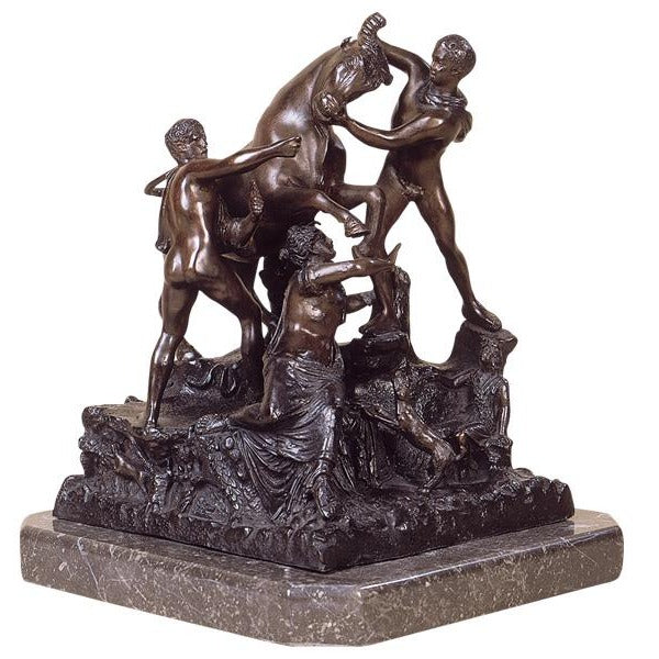 13 Inch The Punishment of Dirce Statue Farnese Bull Roman Pompeii Bronze Sculpture Statue