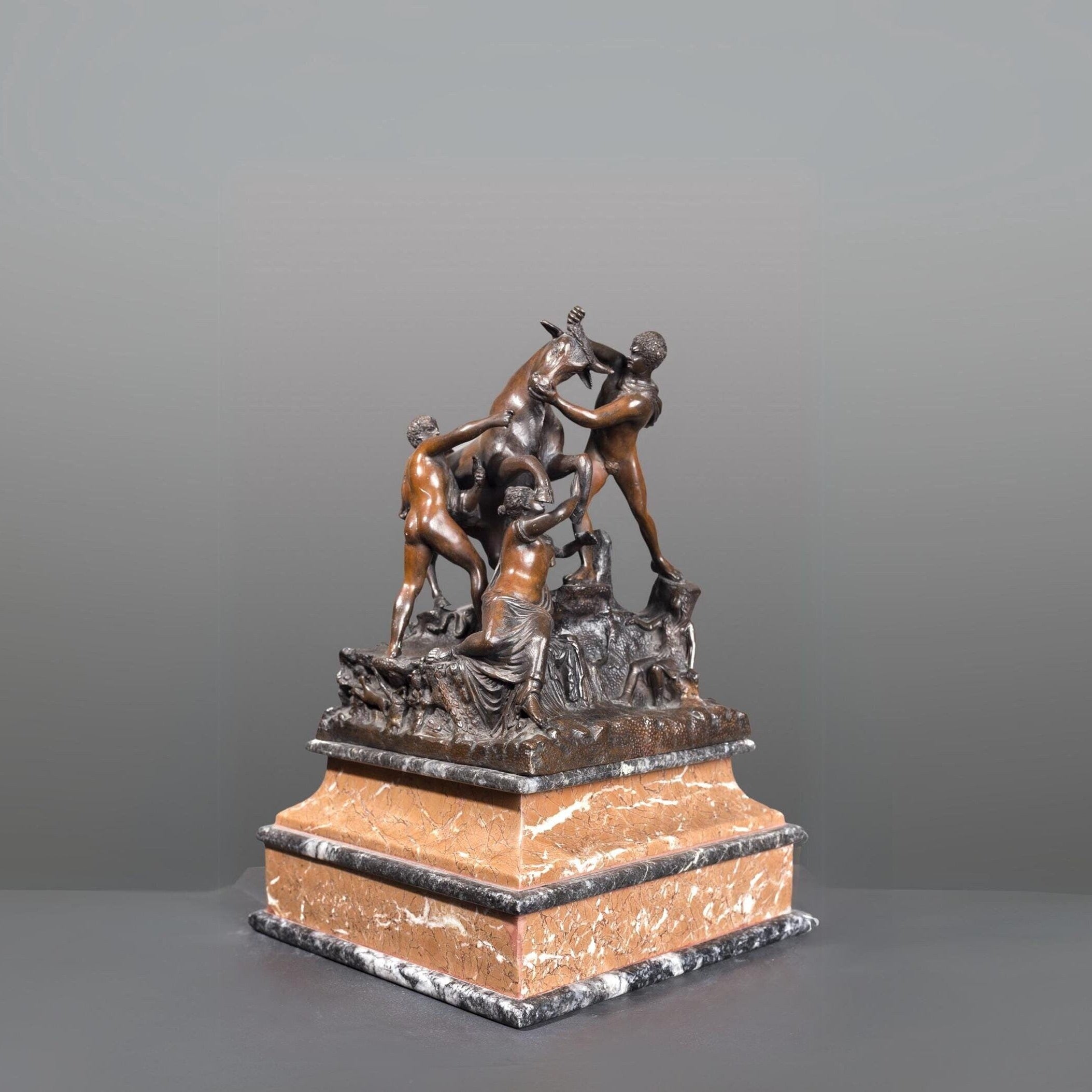 13 Inch The Punishment of Dirce Statue Farnese Bull Roman Pompeii Bronze Sculpture Statue