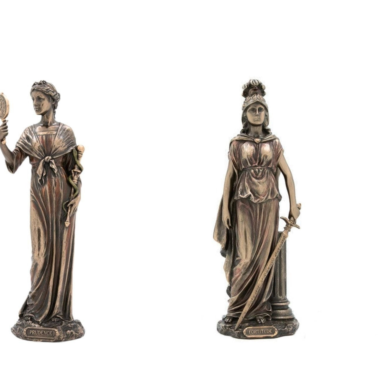 Four Cardinal Virtues Statues (Prudence, Fortitude, Temperance)