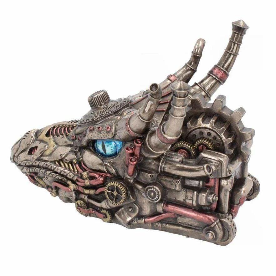 9.06 Inc Steampunk Decorative Dragon-Themed Figurine Trinket Box Jewelry Box