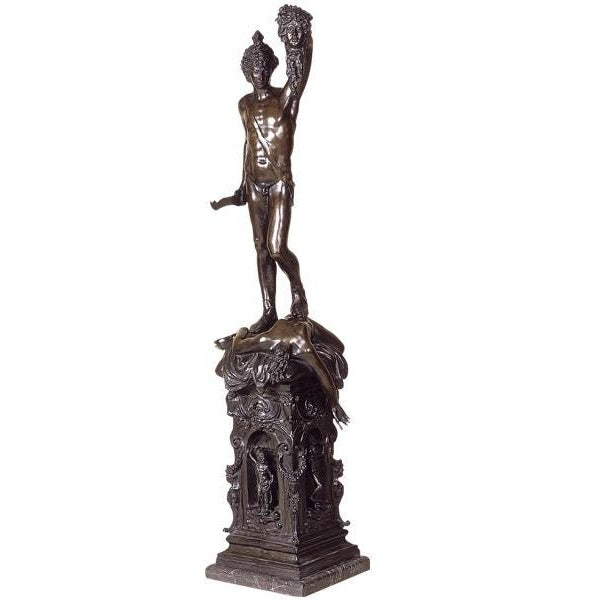 42.91 Inches Perseus With The Head Of Medusa Sculpture