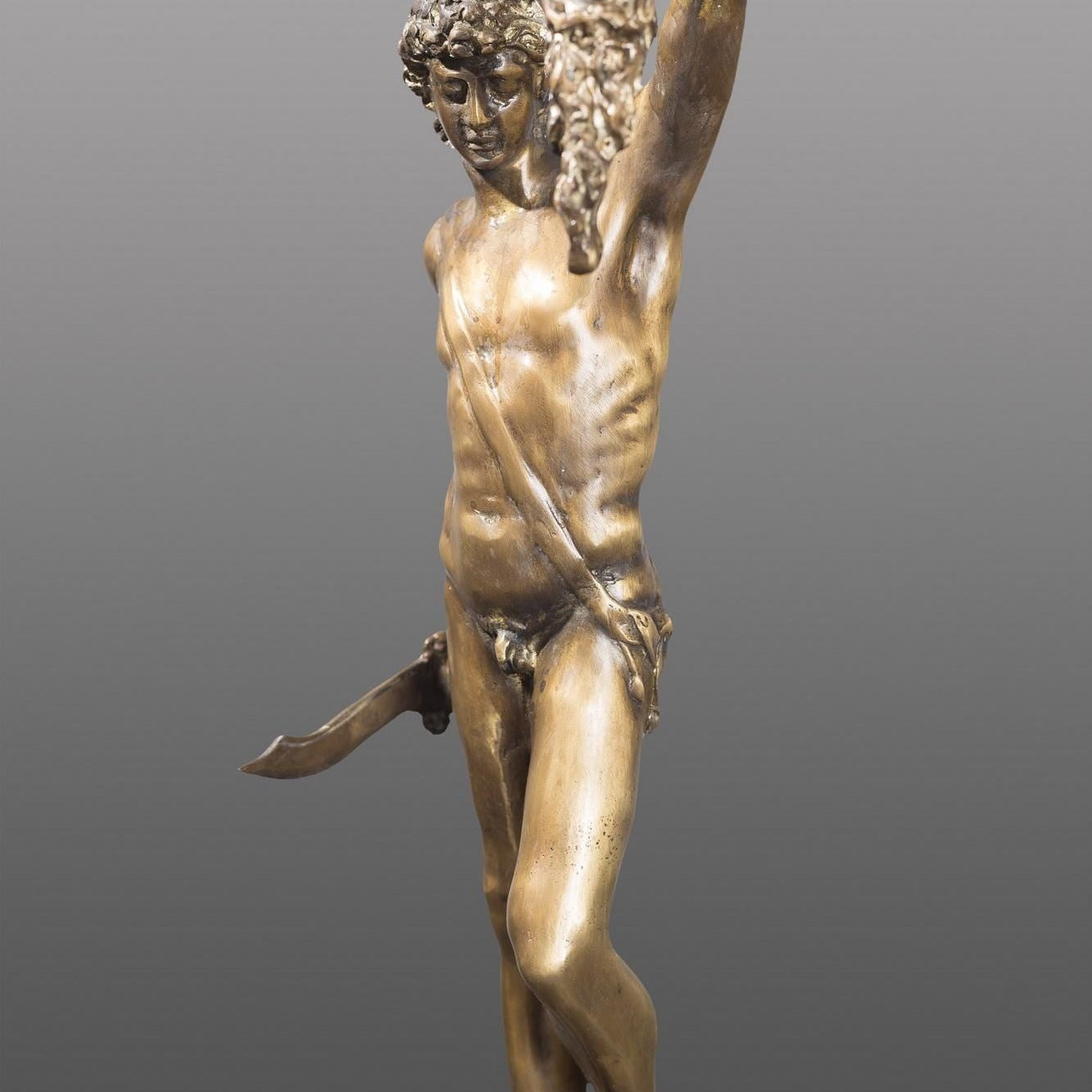 42.91 Inches Perseus With The Head Of Medusa Sculpture