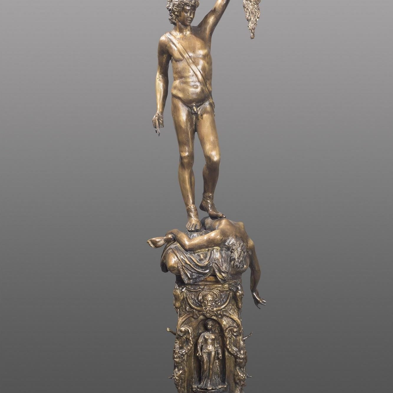 42.91 Inches Perseus With The Head Of Medusa Sculpture