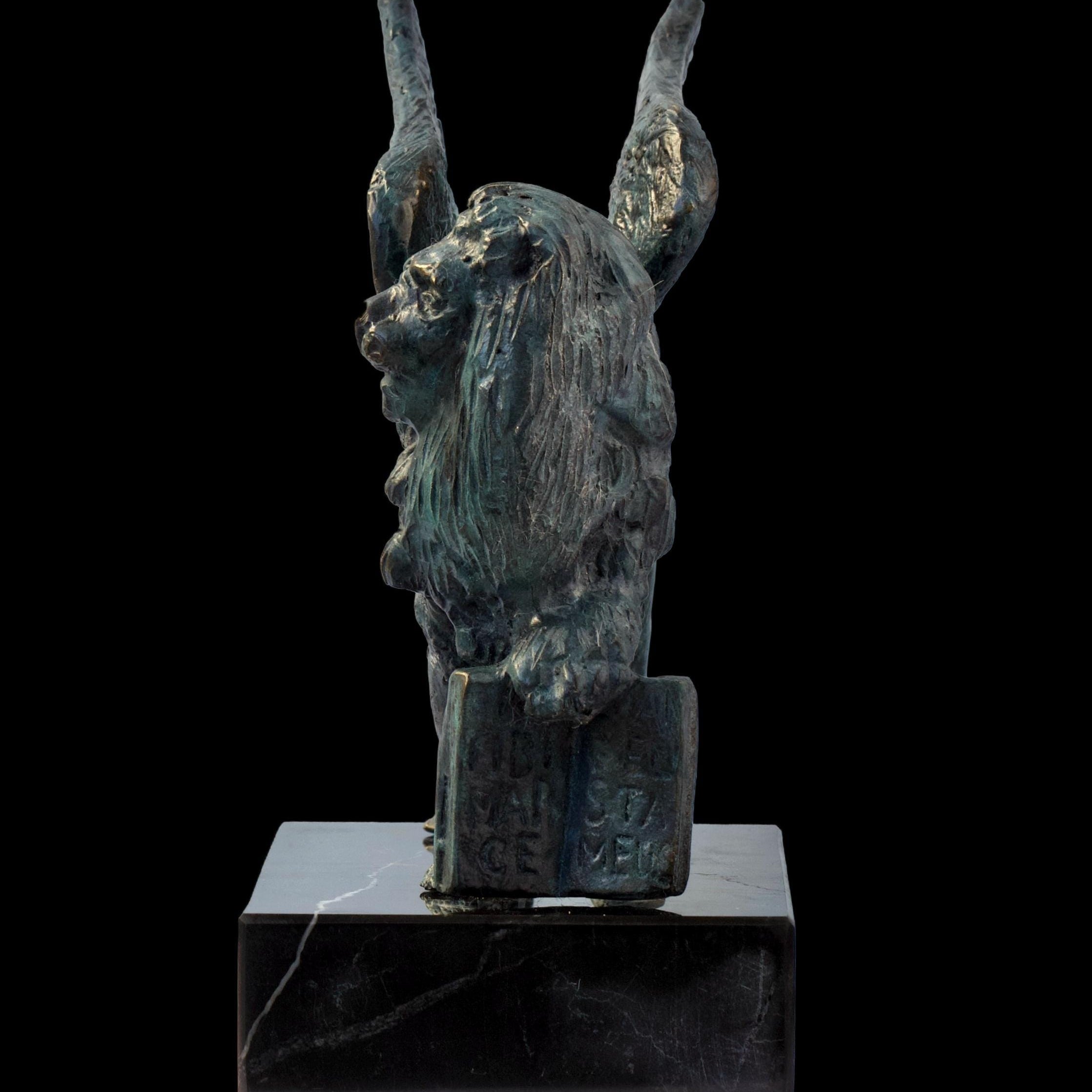 Bronze Winged Lion Sculpture: Saint Mark Lion Figurine