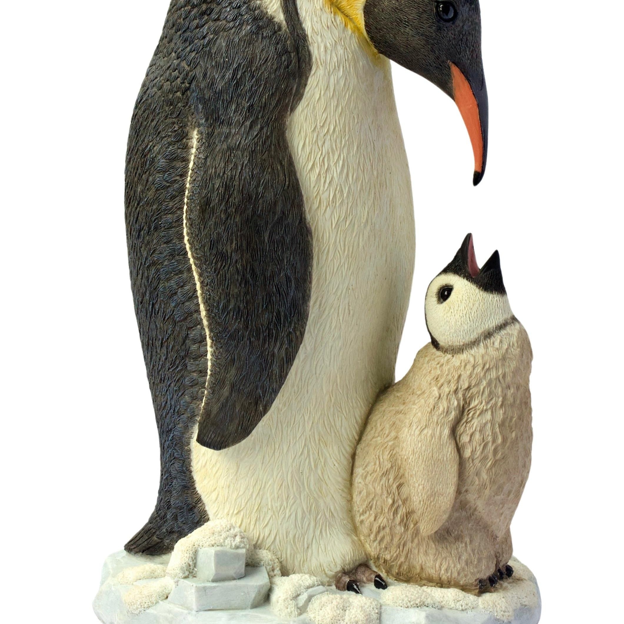 Penguin with Baby Penguin Statue
