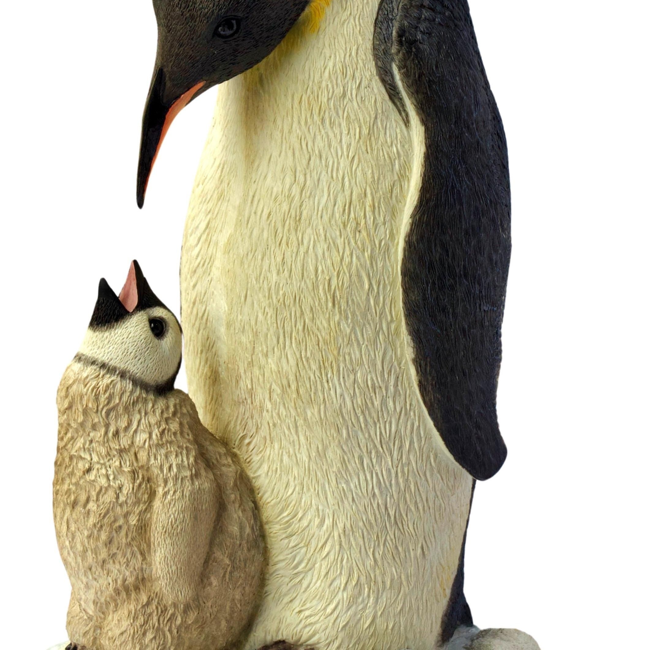 Penguin with Baby Penguin Statue