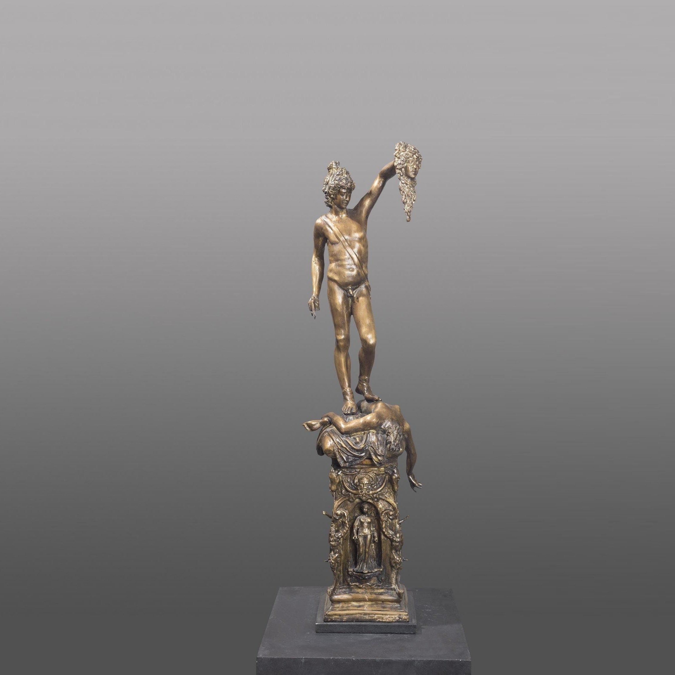 42.91 Inches Perseus With The Head Of Medusa Sculpture