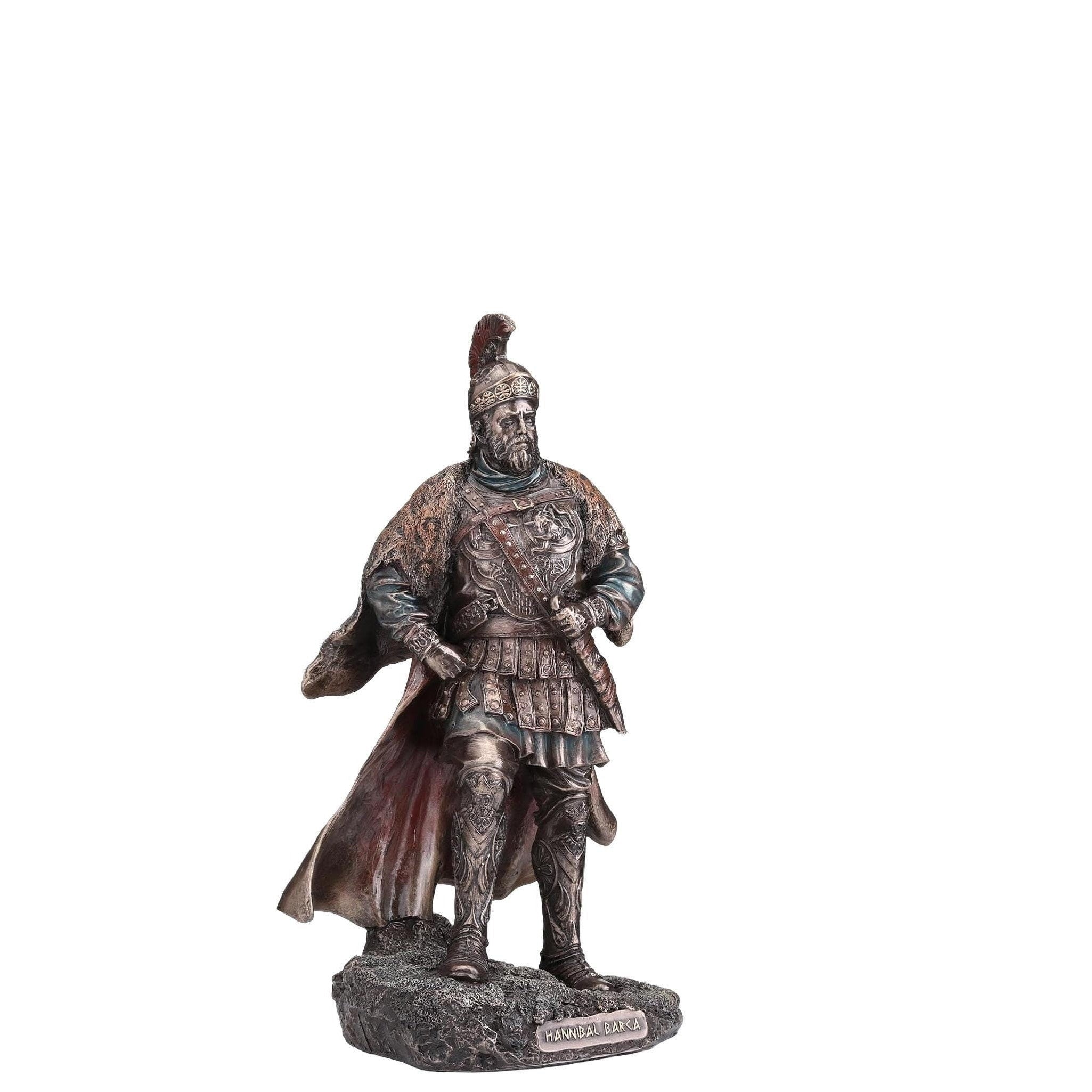 Hannibal of Carthage Statue. Historical Home Decor. Hannibal Sculpture