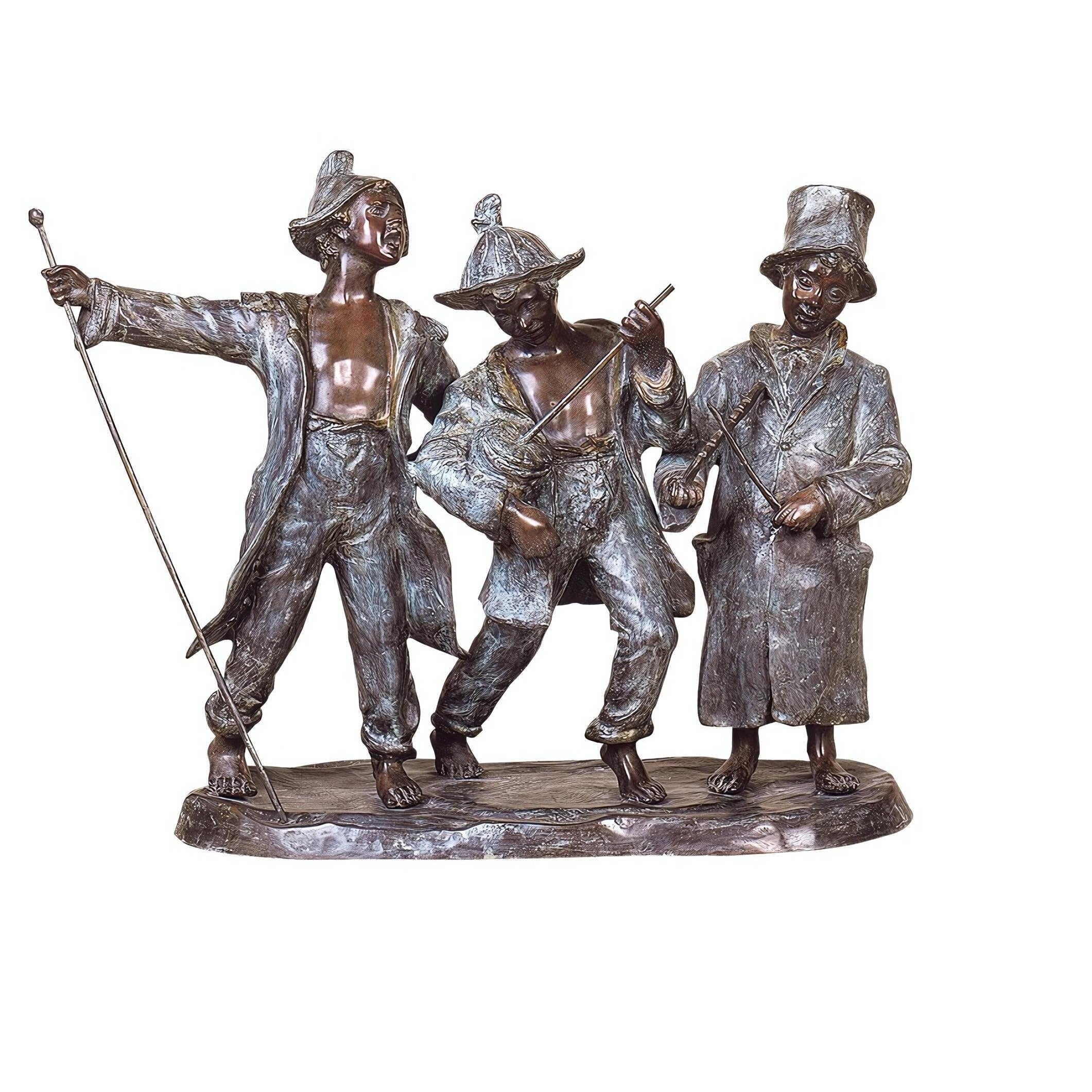 Bronze Drunken Musicians Sculpture A Celebration of Art and Merriment in Sculpture