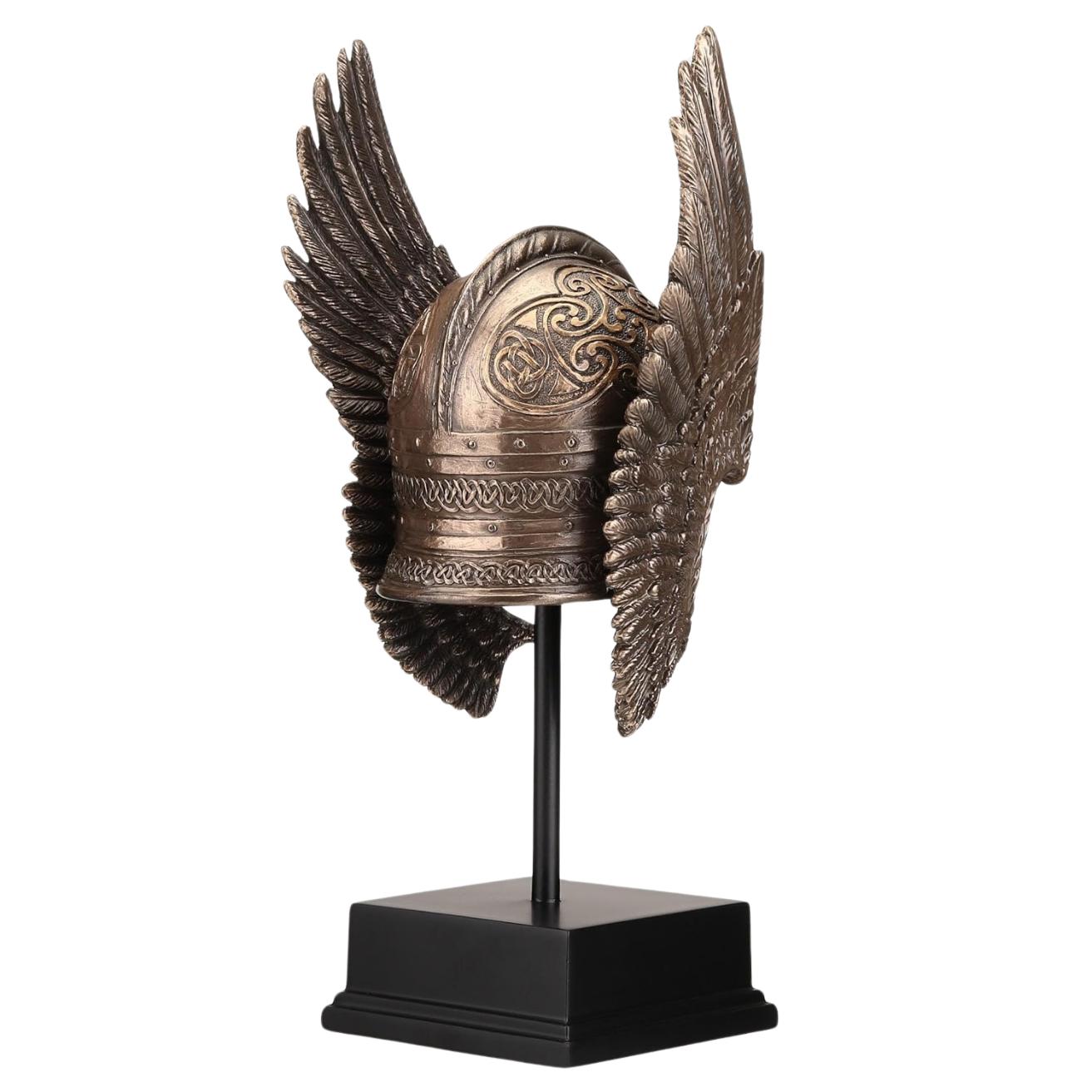 9.25 Inches Nordic Goddess Decor Valkyrie Helmet Statue