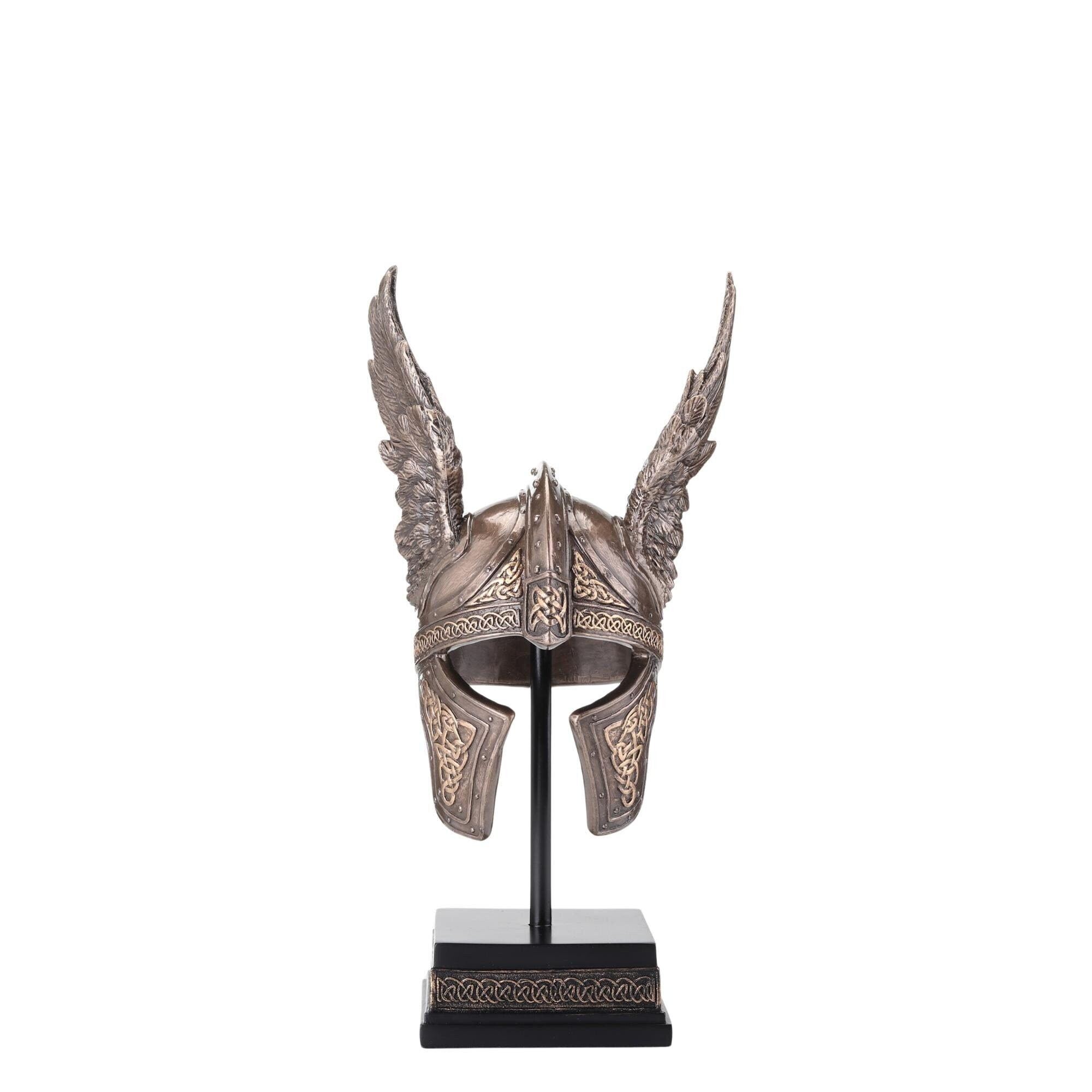 Odin’s Winged Viking Helmet – Norse Mythology Decorative Helmet with Celtic Knotwork