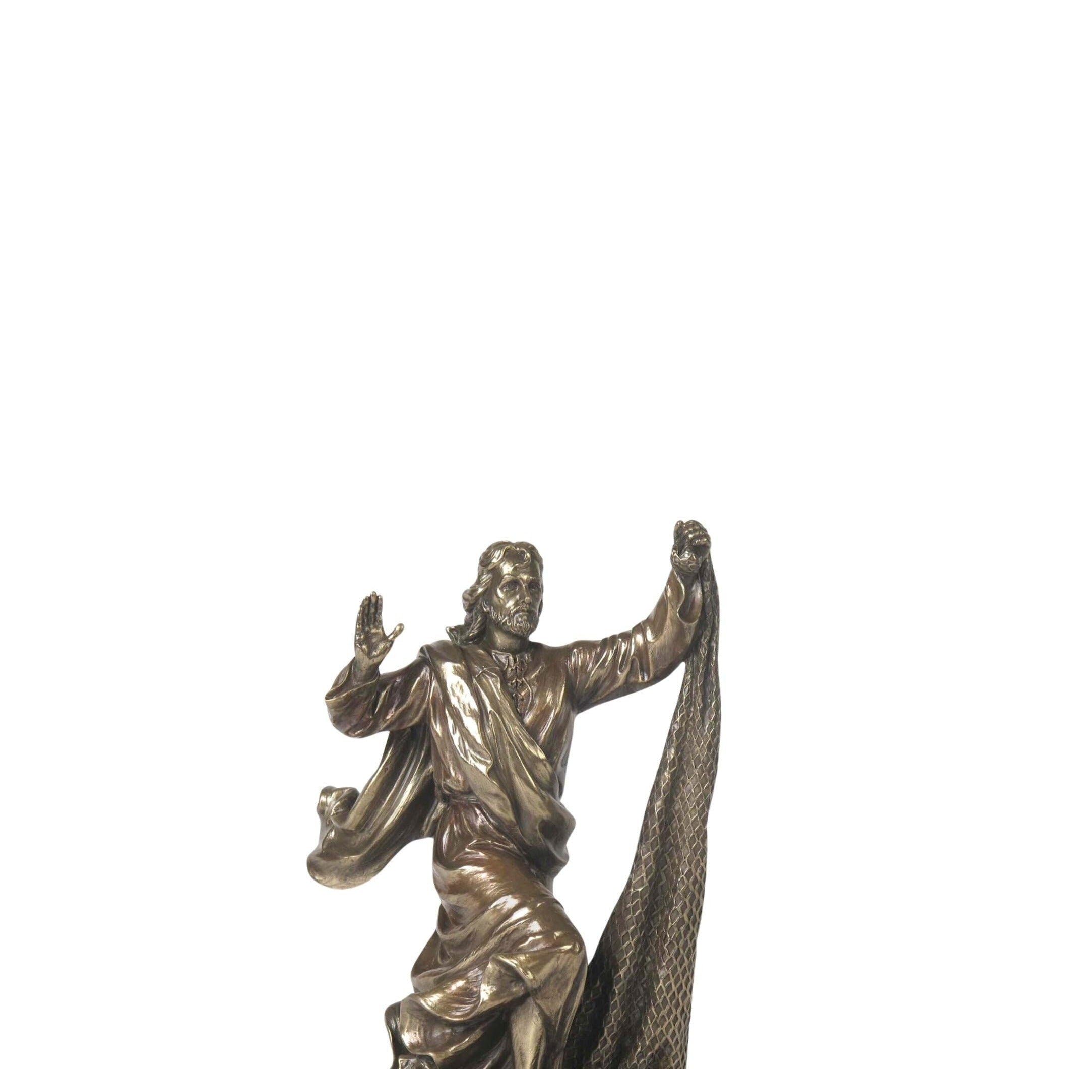 9.06 Inc Jesus Christ The Fisherman Statue
