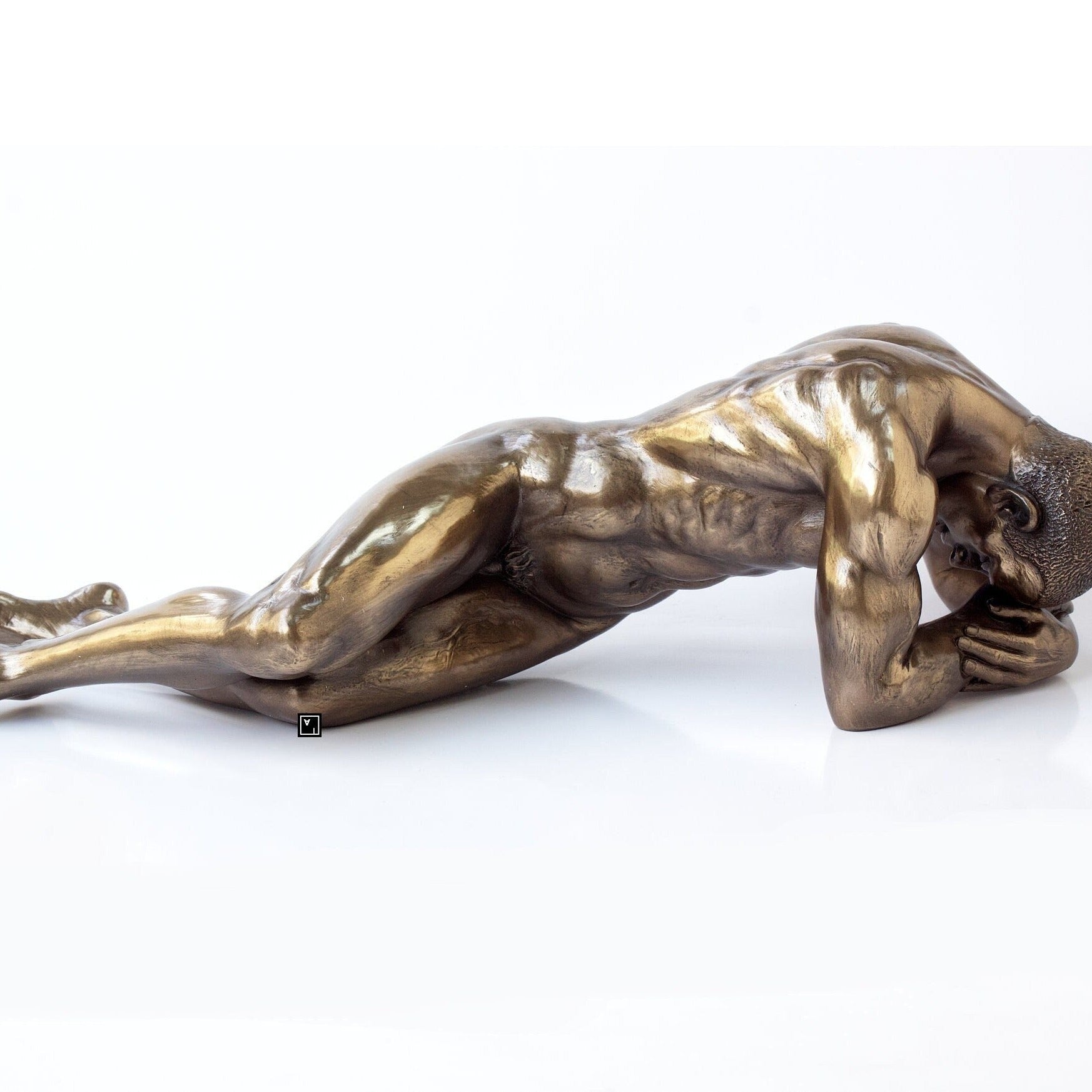 Nude Man Lying Prone Artistic Nudes Sculpture
