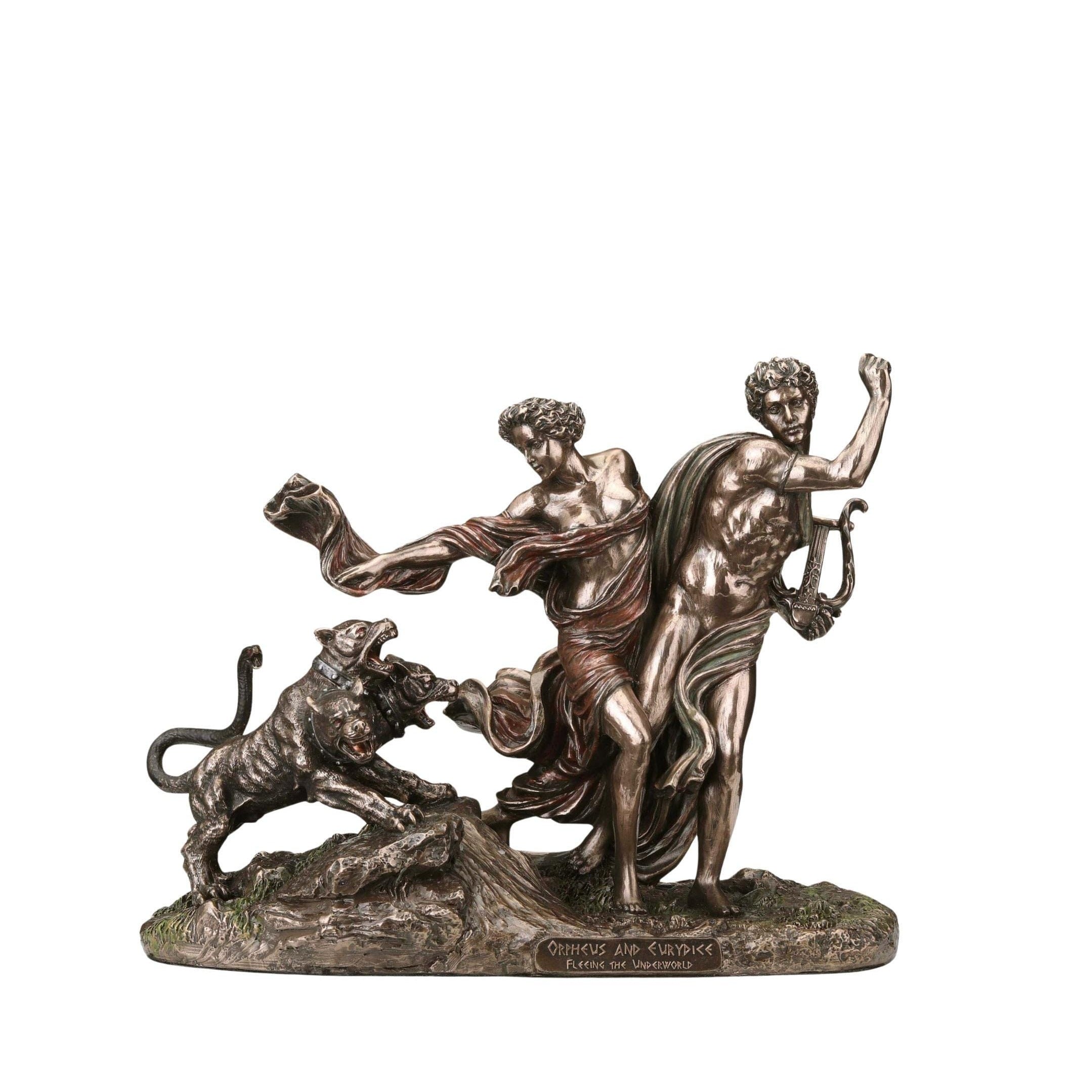Orpheus and Eurydice Sculpture: Greek Mythology Statue