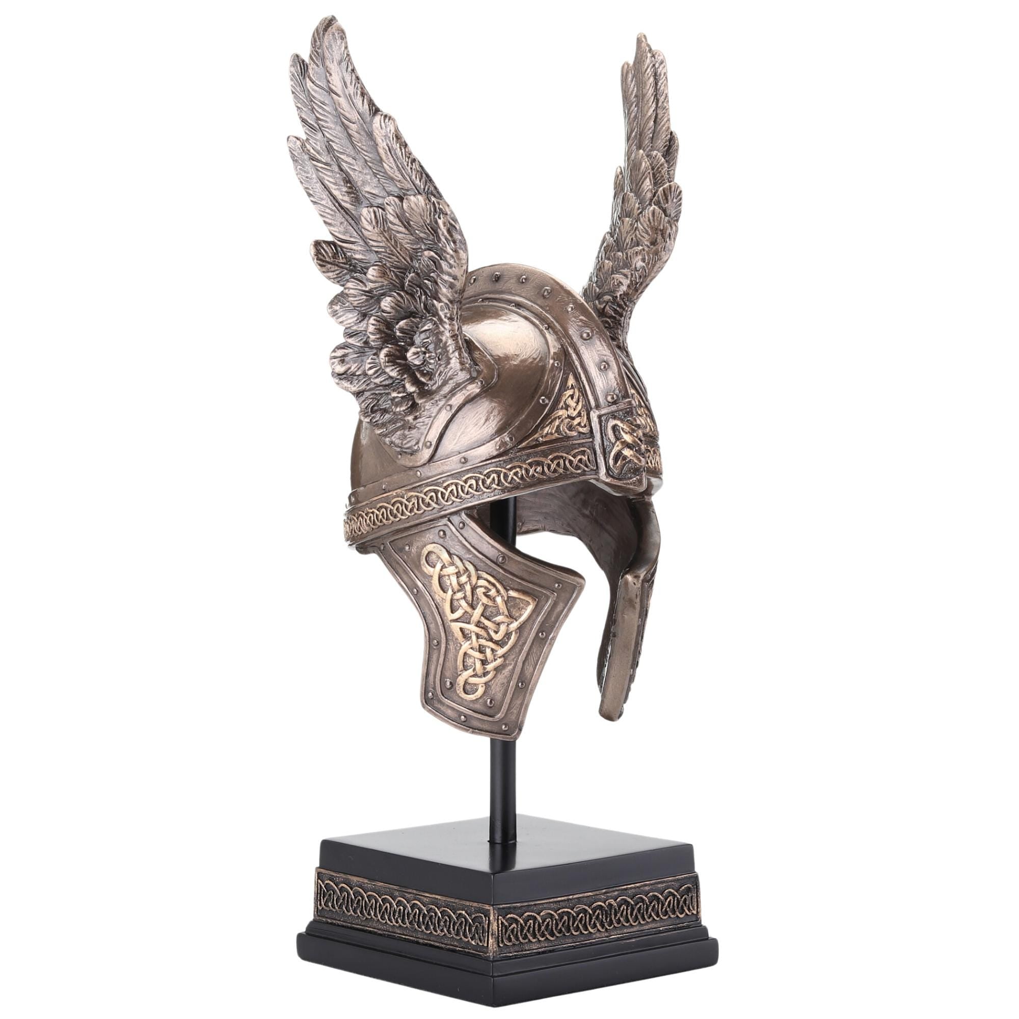Odin’s Winged Viking Helmet – Norse Mythology Decorative Helmet with Celtic Knotwork