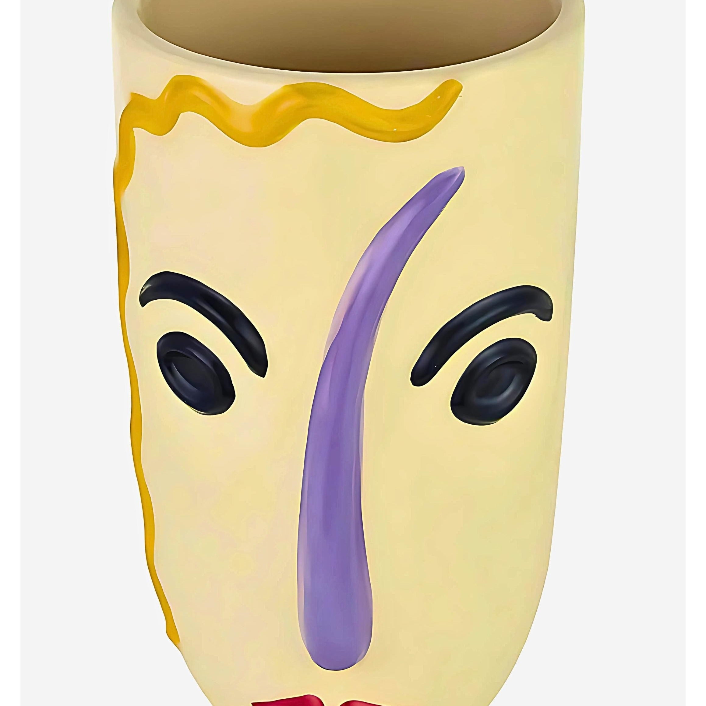 Modern Art Porcelain Face Planter – A Bold Fusion of Creativity & Functionality