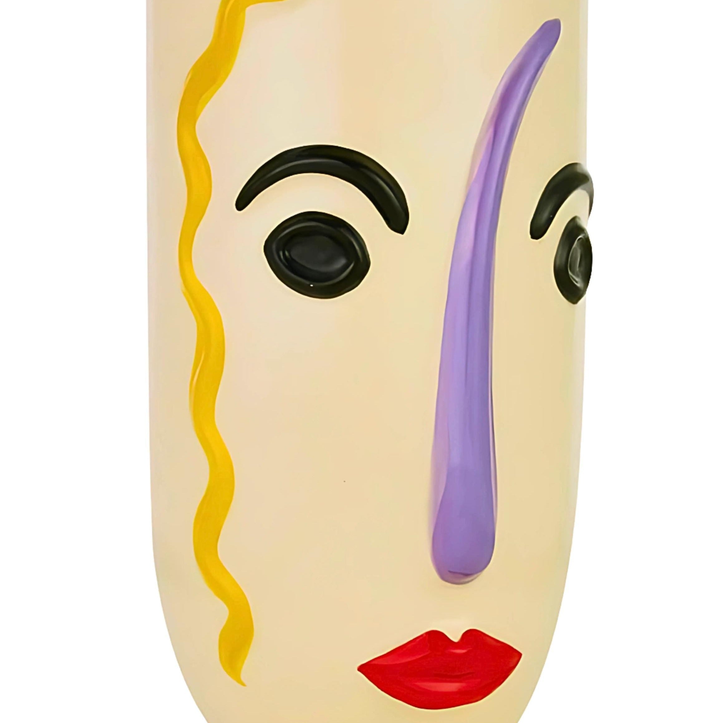 Modern Art Porcelain Face Planter – A Bold Fusion of Creativity & Functionality