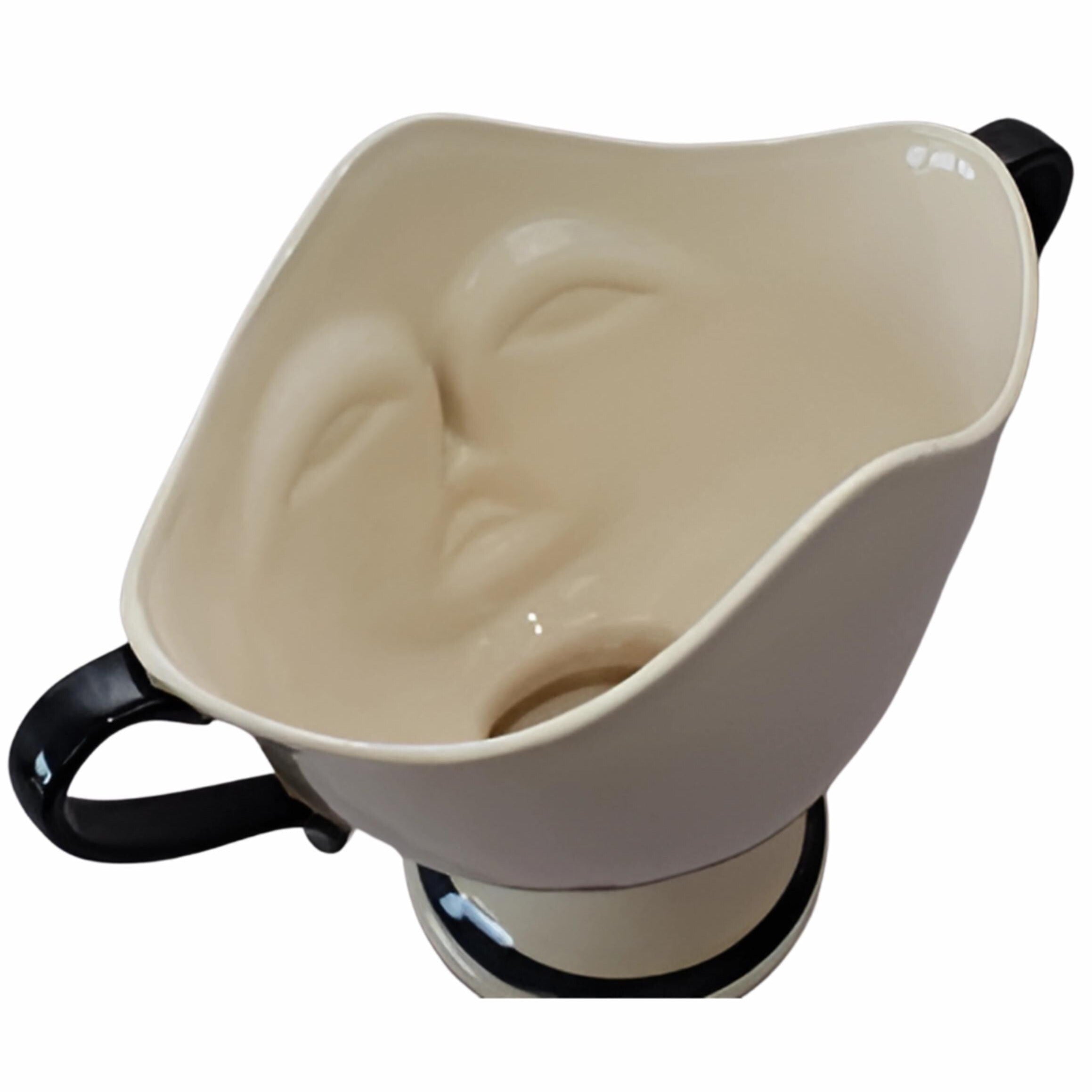 Abstract Face Planter – Modern Porcelain Art Vase for Unique Décor