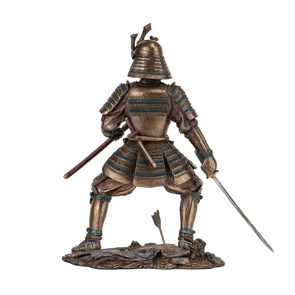 Legendary Samurai Warrior Statue.Japanese Fighter Holding Katana – Traditional Bushido Decor
